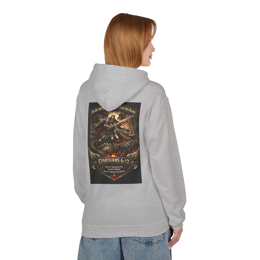 Christian Warrior Hoodie — "Stand Firm" Ephesians 6:12 Inspirational Gospel Hoodie