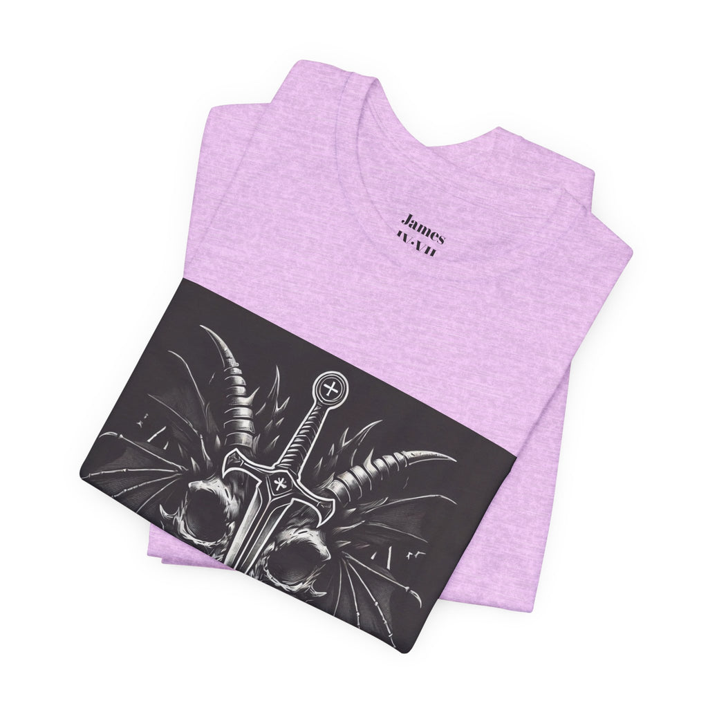 Defying Darkness Tee — "Aut Vincere, Aut Mori" Graphic T-Shirt