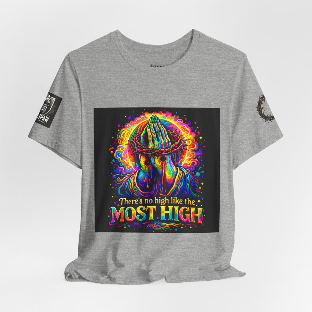Psychedelic Jesus T‑Shirt – "There's No High Like the Most High" Graphic Tee