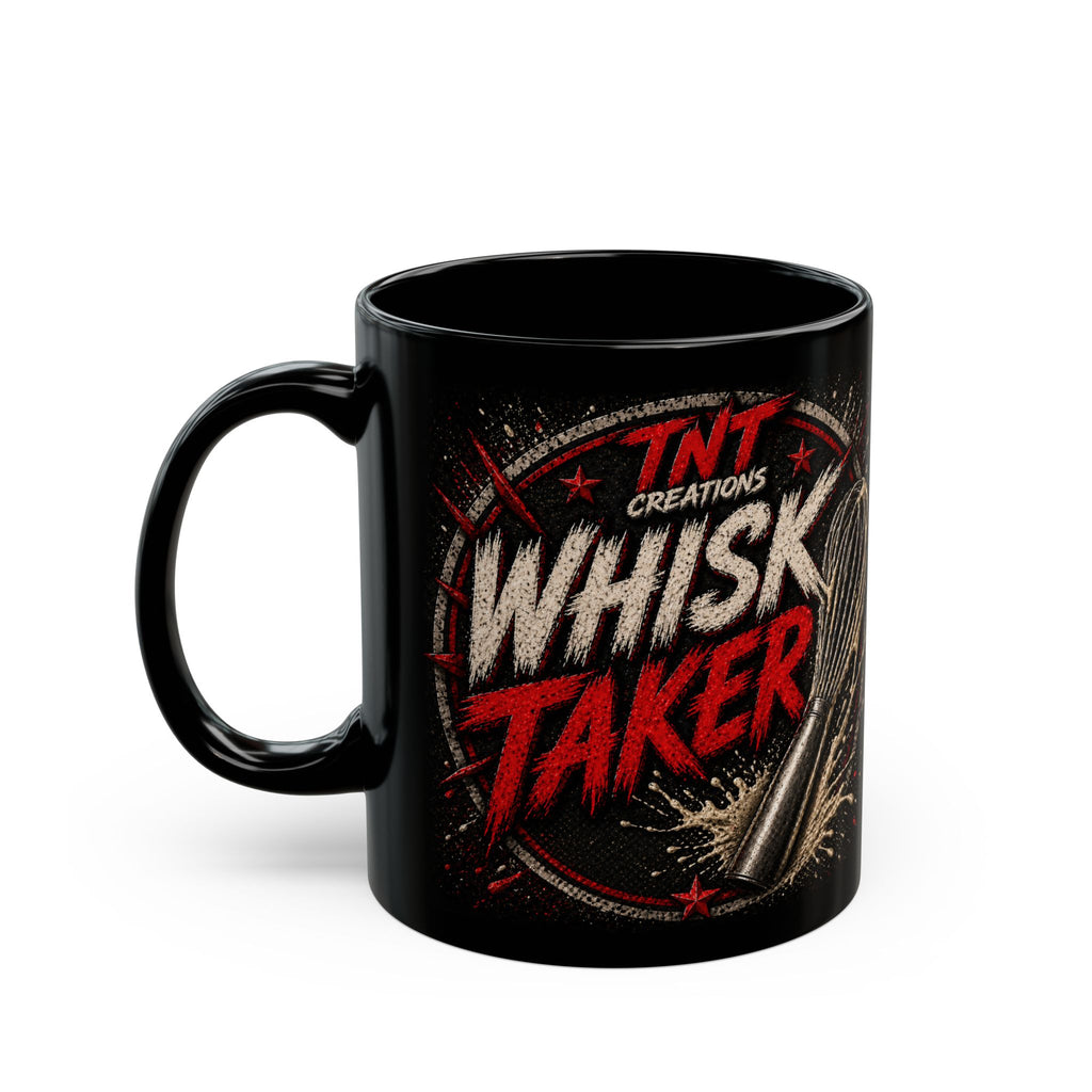 TNT Creations Black Logo Mug — 11oz/15oz Ceramic Coffee Cup
