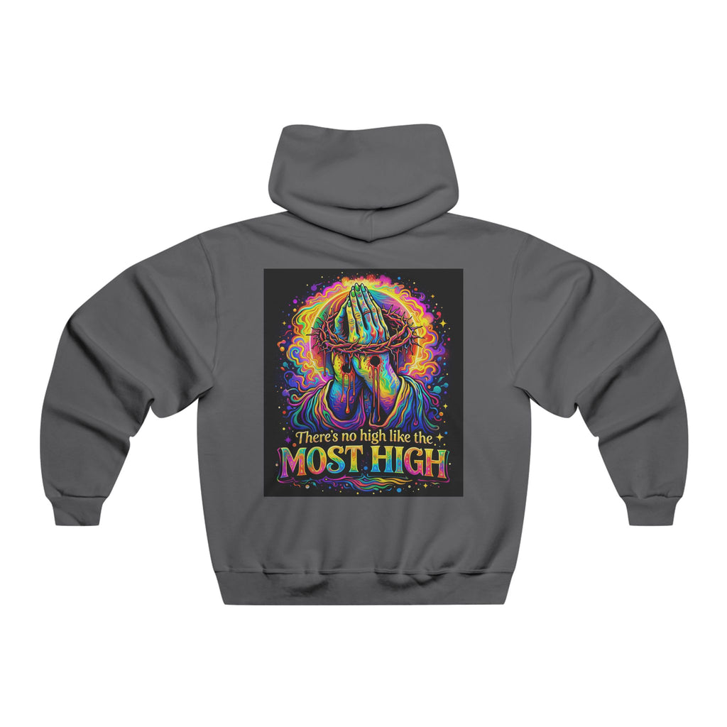 Psychedelic Jesus Hoodie — "There's No High Like the Most High" Graphic Sweatshirt