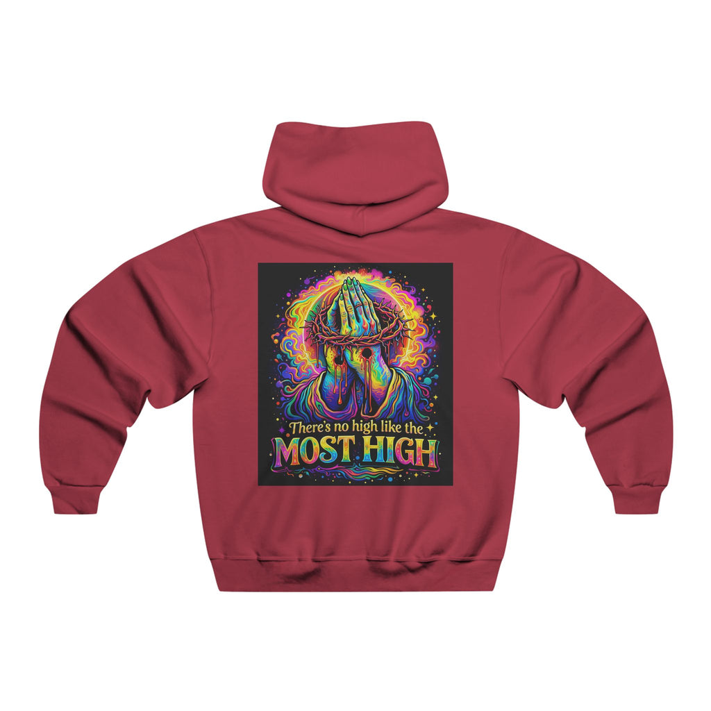 Psychedelic Jesus Hoodie — "There's No High Like the Most High" Graphic Sweatshirt