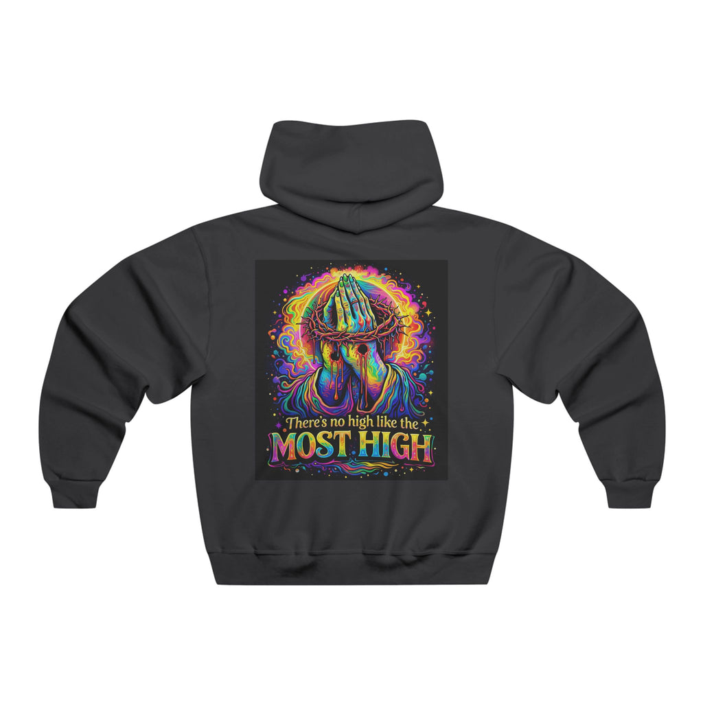 Psychedelic Jesus Hoodie — "There's No High Like the Most High" Graphic Sweatshirt