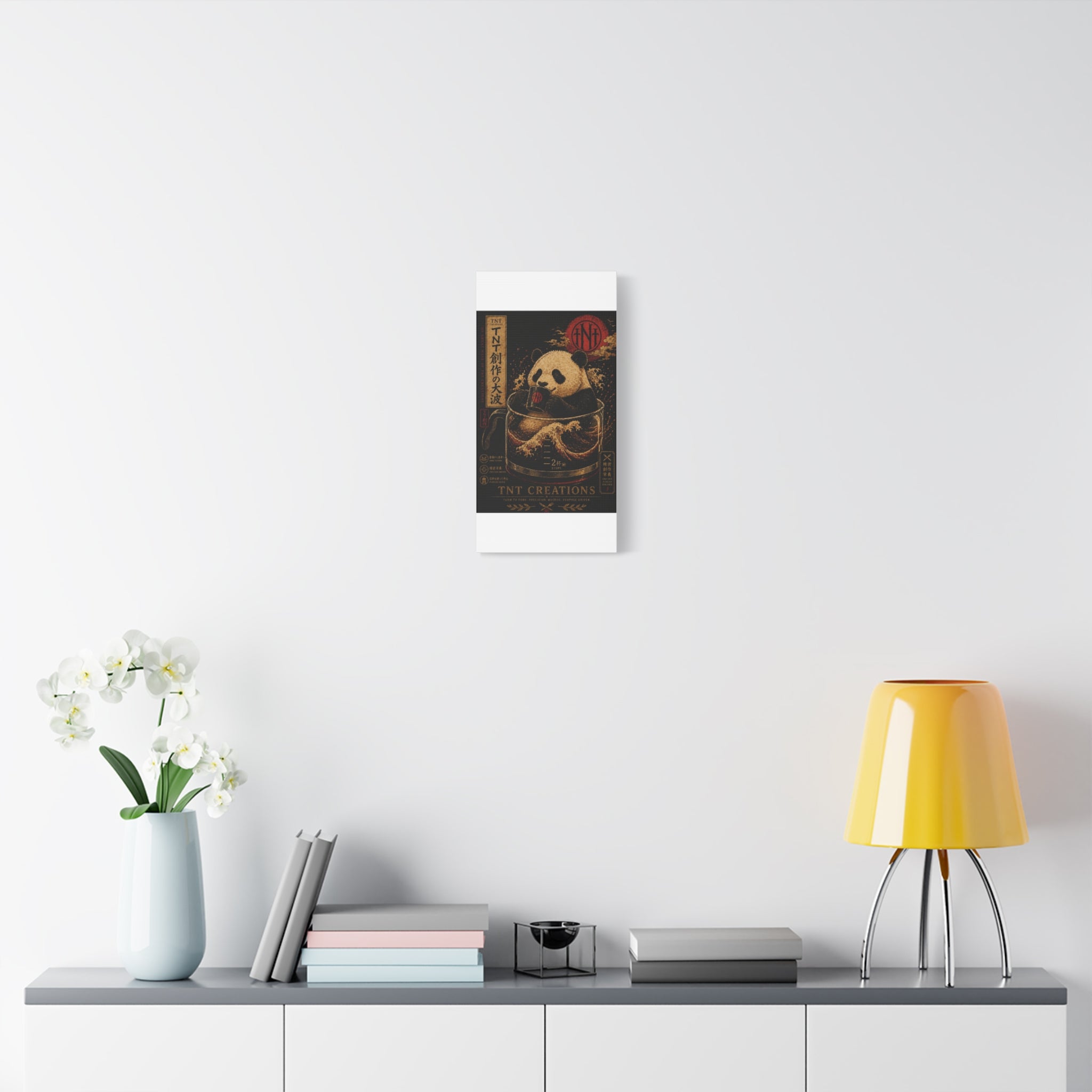 Panda Tea Canvas