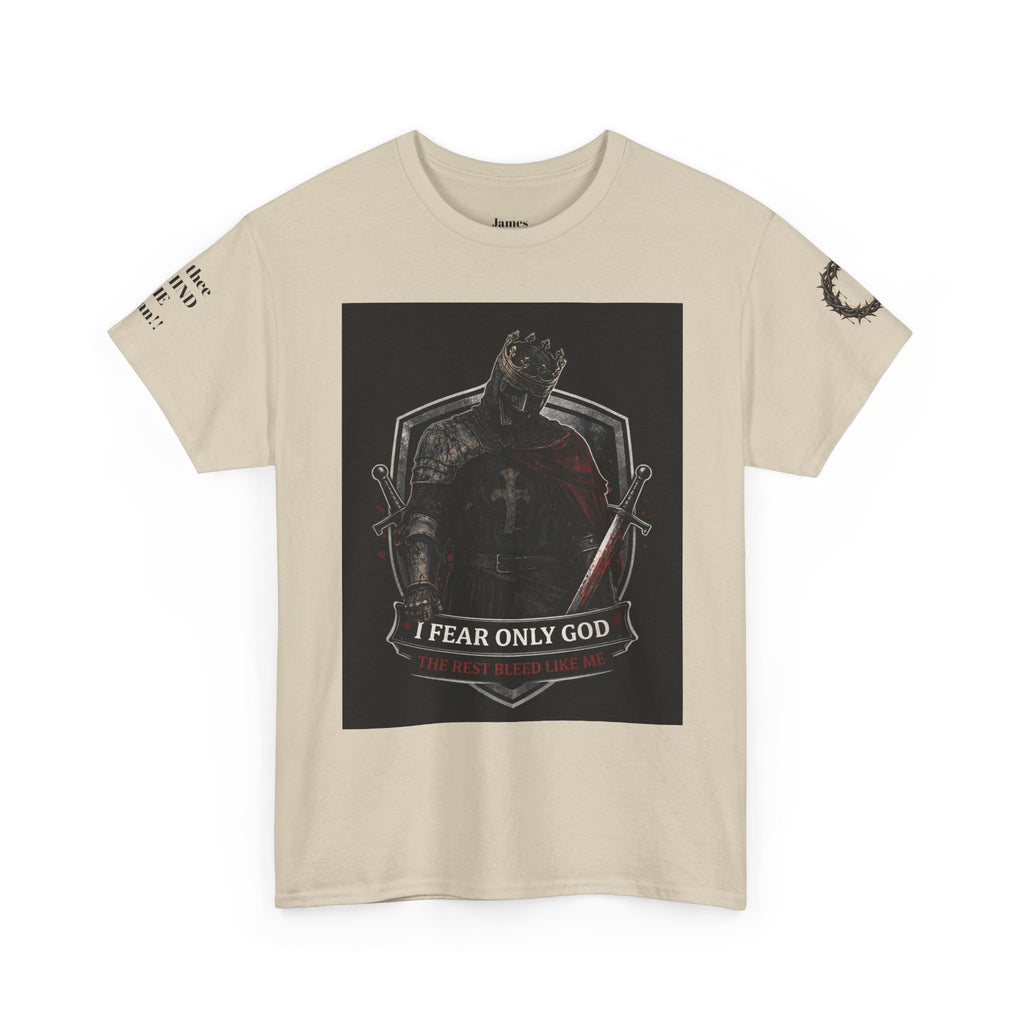 Fear Only God T-Shirt — Steadfast Valor Co. Knight Graphic Tee