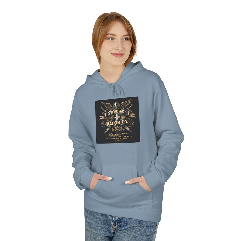Christian Warrior Hoodie — "Stand Firm" Ephesians 6:12 Inspirational Gospel Hoodie