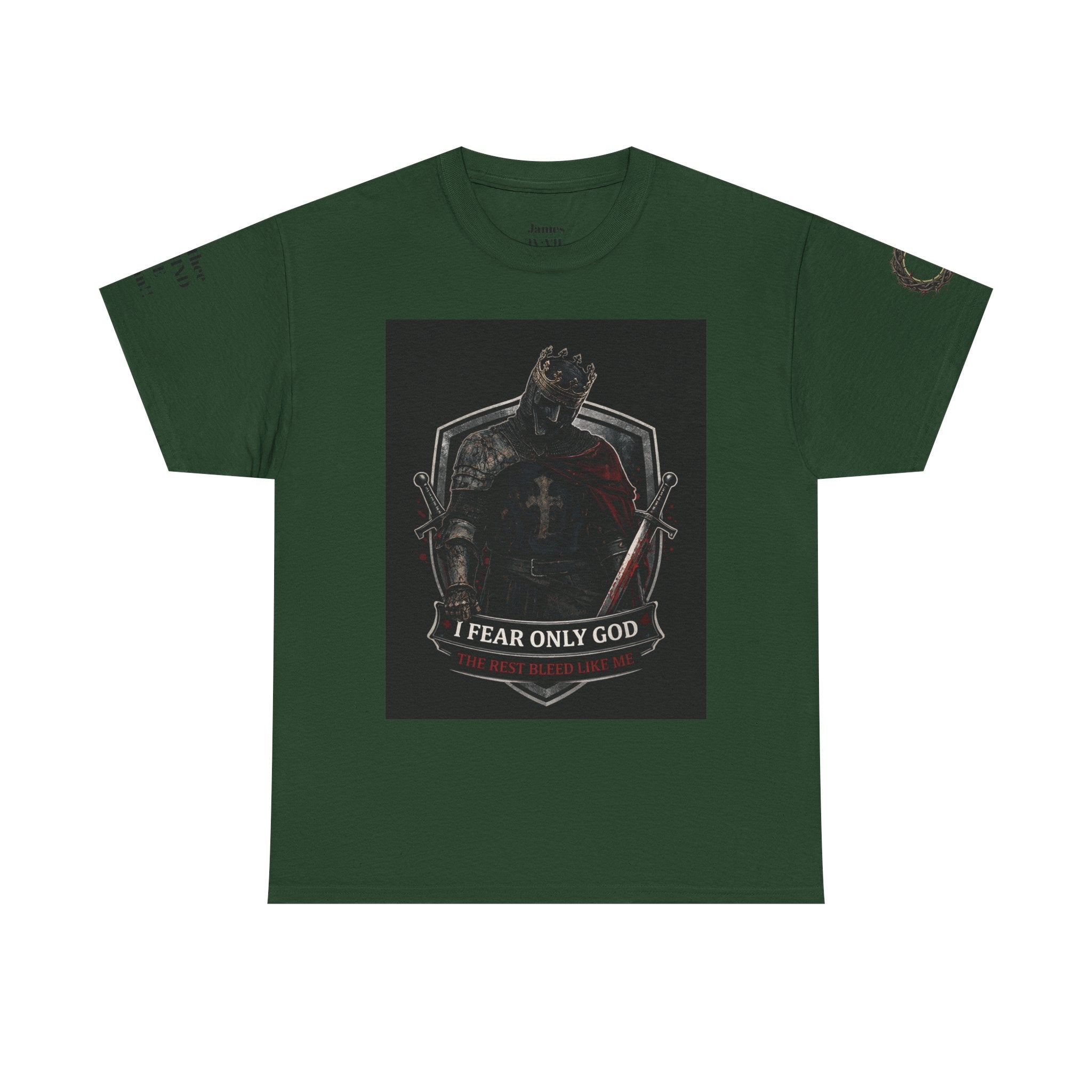 Fear Only God T-Shirt — Steadfast Valor Co. Knight Graphic Tee