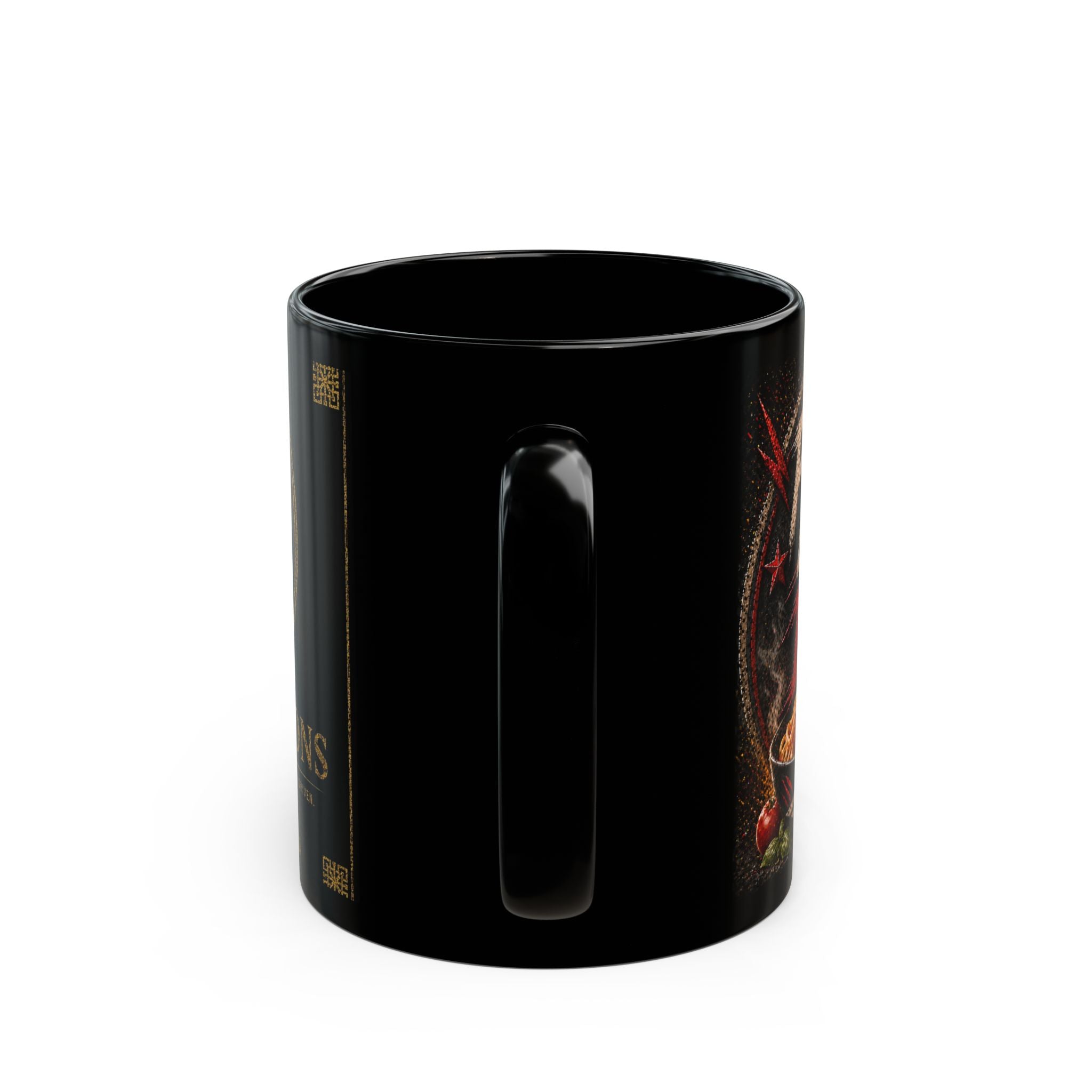TNT Creations Black Mug – Vintage Logo Coffee Cup (11oz/15oz)
