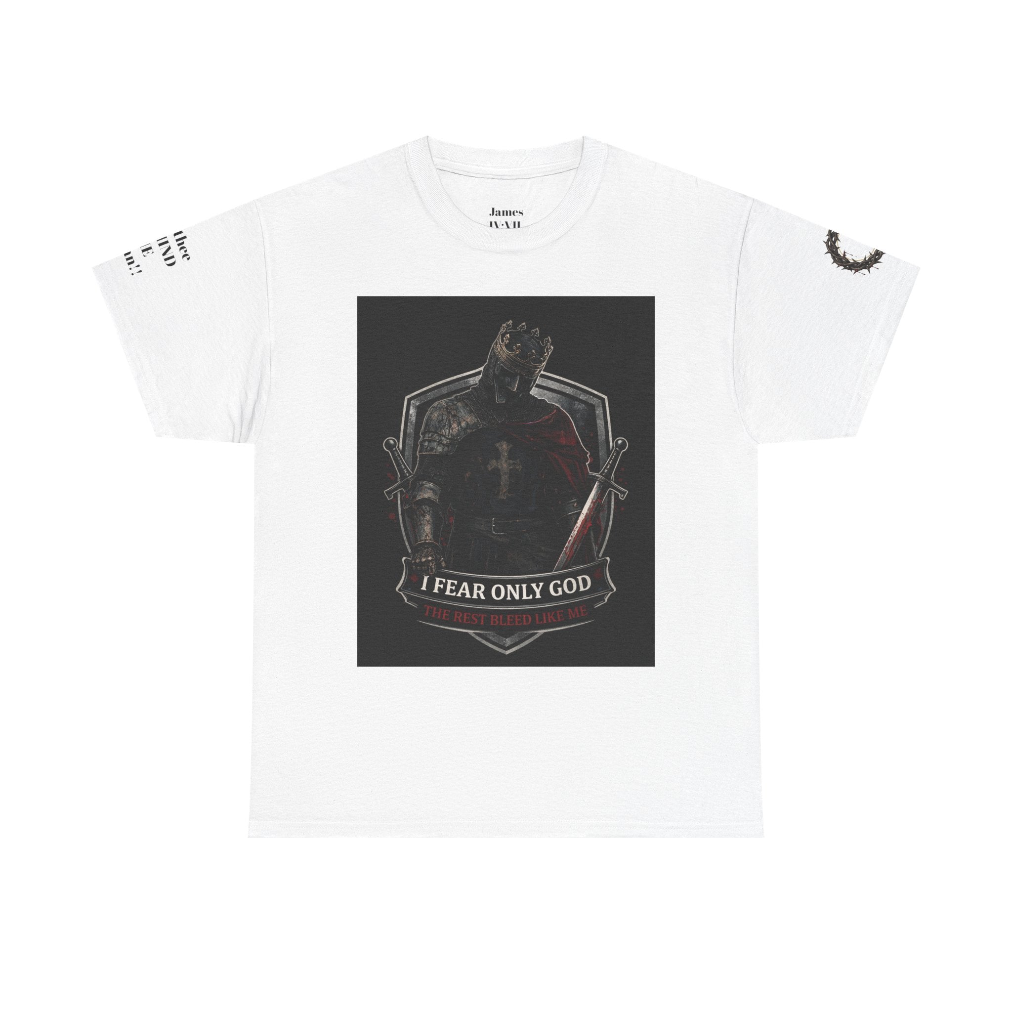 Fear Only God T-Shirt — Steadfast Valor Co. Knight Graphic Tee