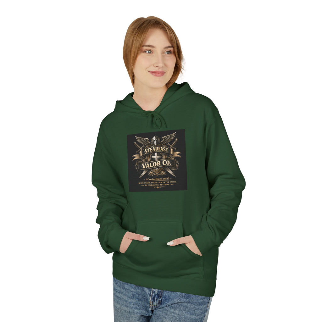 Christian Warrior Hoodie — "Stand Firm" Ephesians 6:12 Inspirational Gospel Hoodie