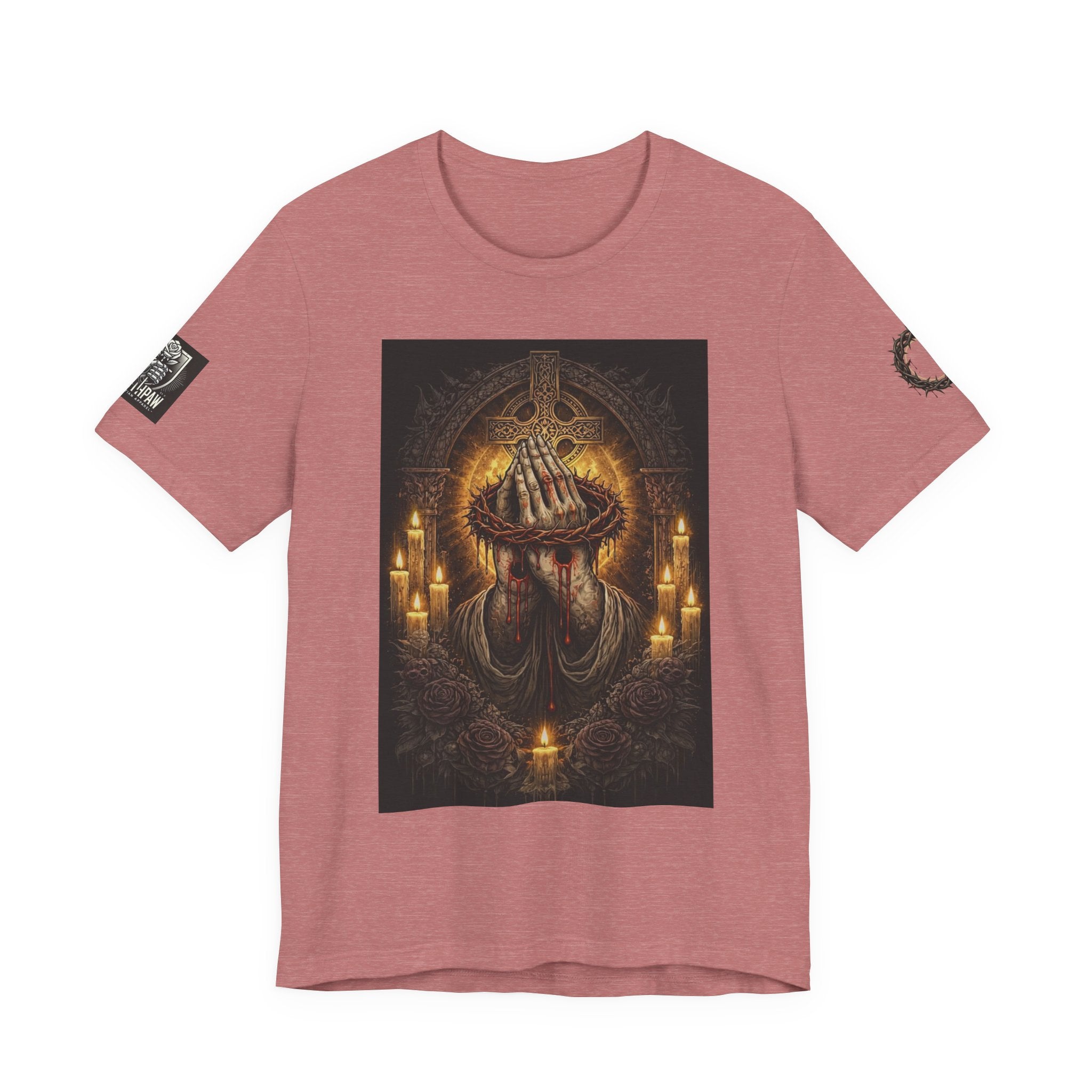 Satan-Repellant Graphic Tee — "Don't TRY me Satan!!" Chest Illustration & Back Slogan