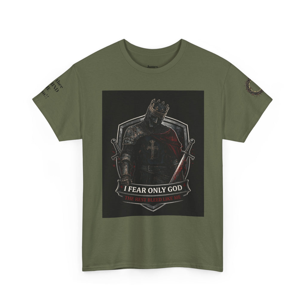 Fear Only God T-Shirt — Steadfast Valor Co. Knight Graphic Tee
