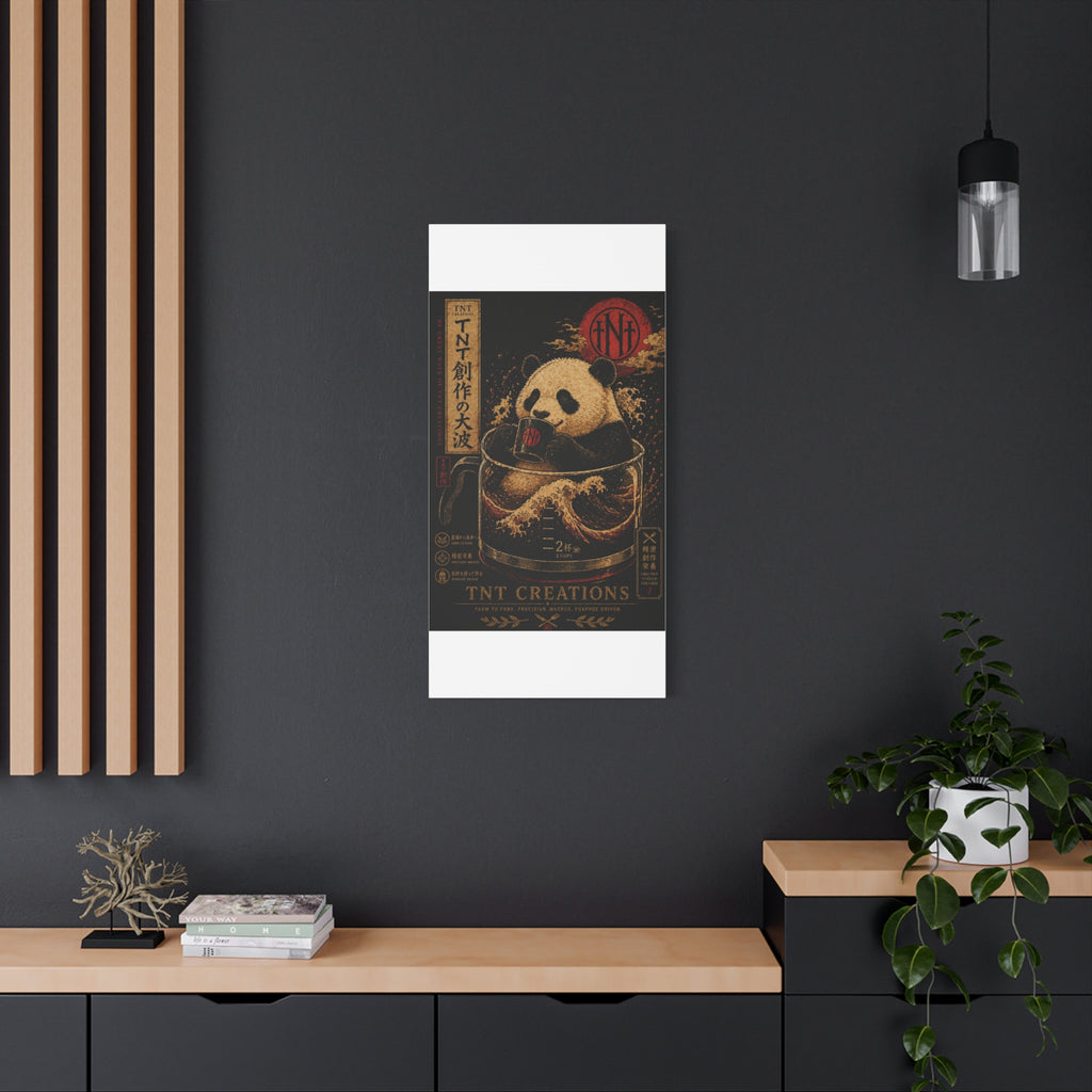 Panda Tea Canvas