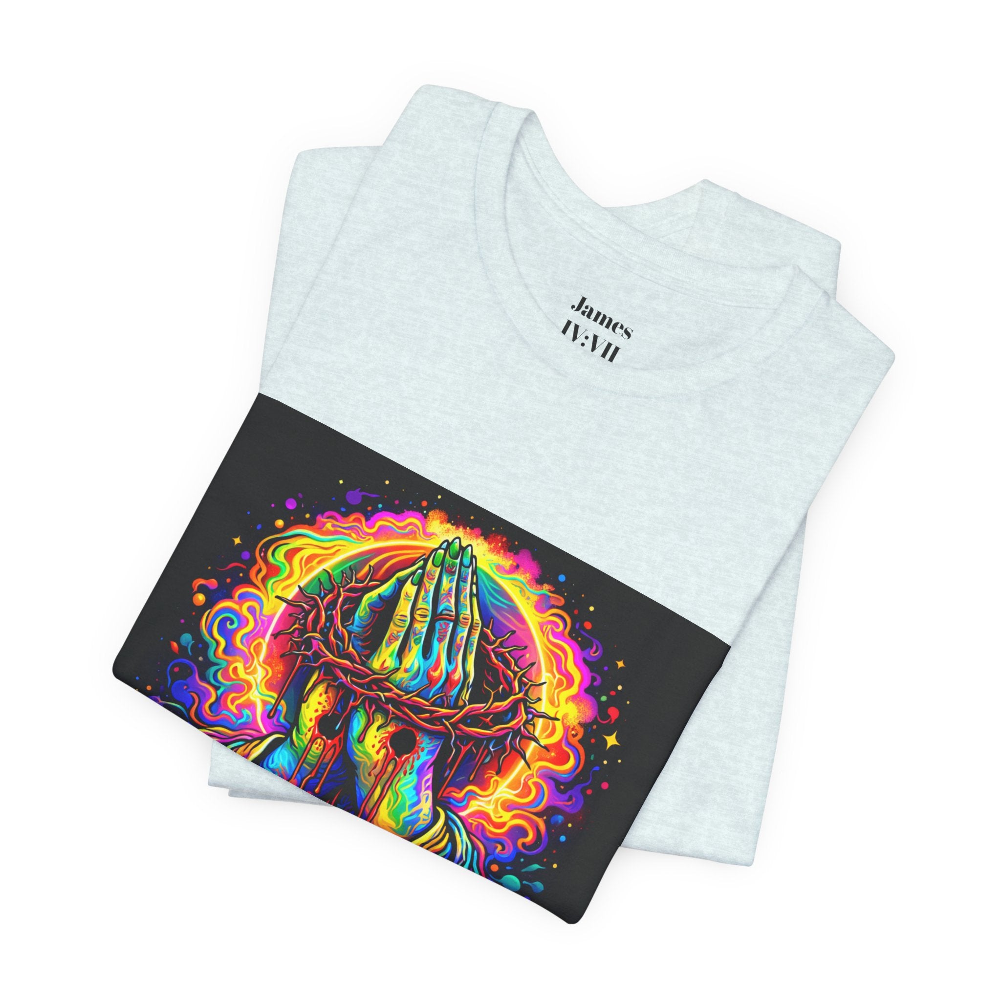 Psychedelic Jesus T‑Shirt – "There's No High Like the Most High" Graphic Tee
