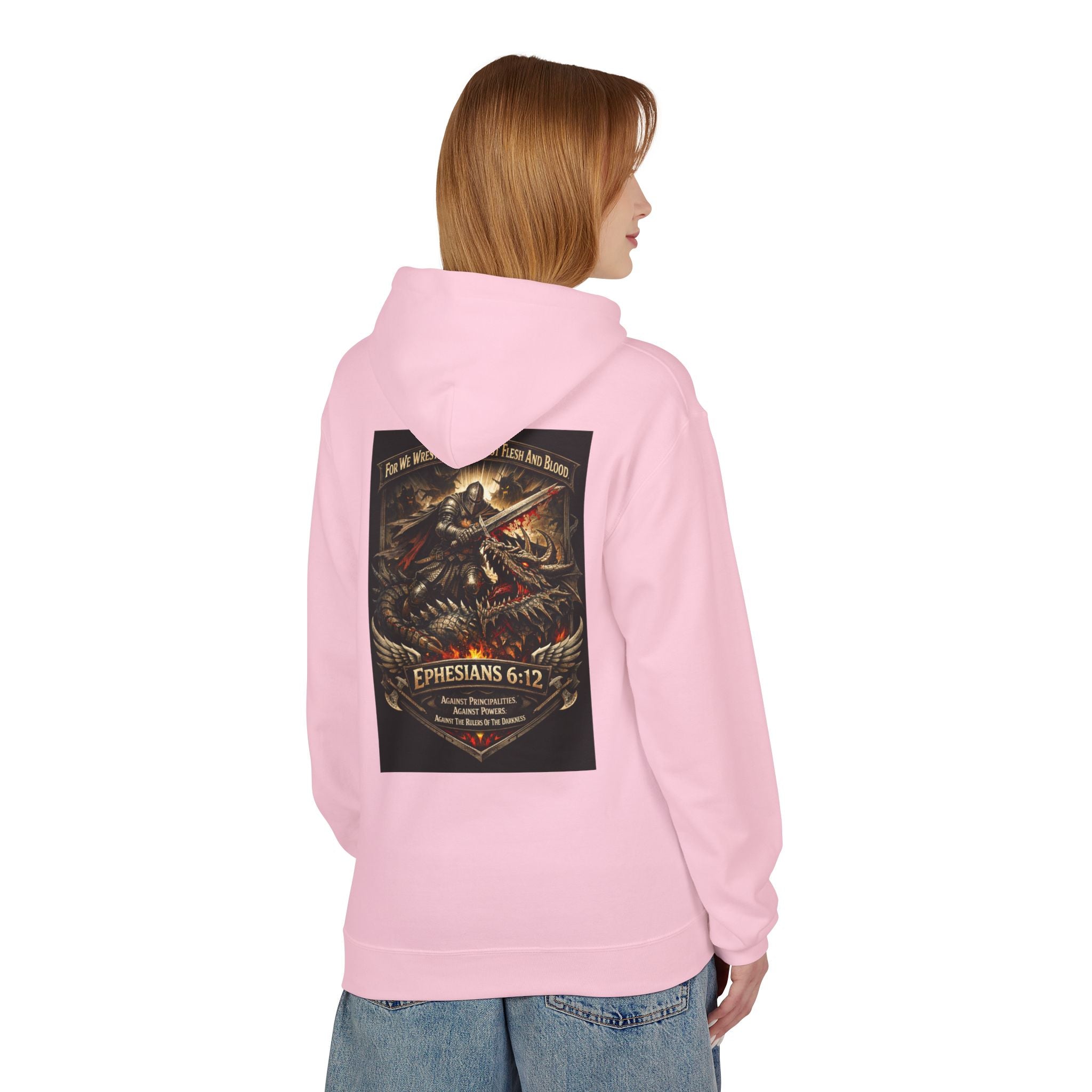 Christian Warrior Hoodie — "Stand Firm" Ephesians 6:12 Inspirational Gospel Hoodie