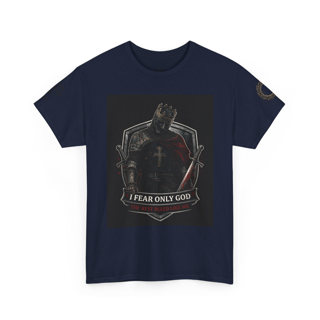 Fear Only God T-Shirt — Steadfast Valor Co. Knight Graphic Tee
