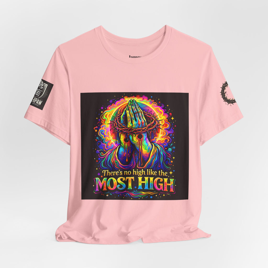 Psychedelic Jesus T‑Shirt – "There's No High Like the Most High" Graphic Tee