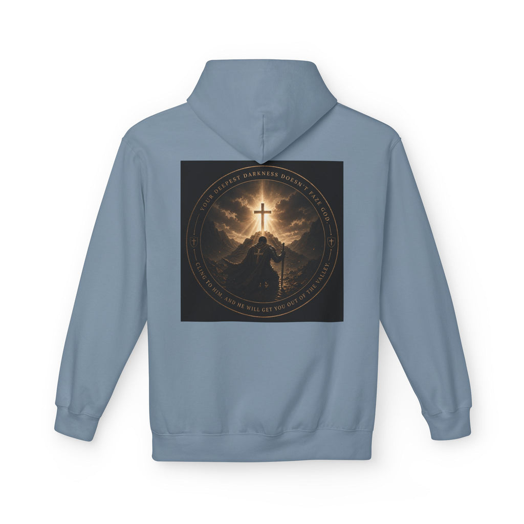 Christian Cross Hoodie — 'Stand by the Word' Inspirational Faith Sweatshirt