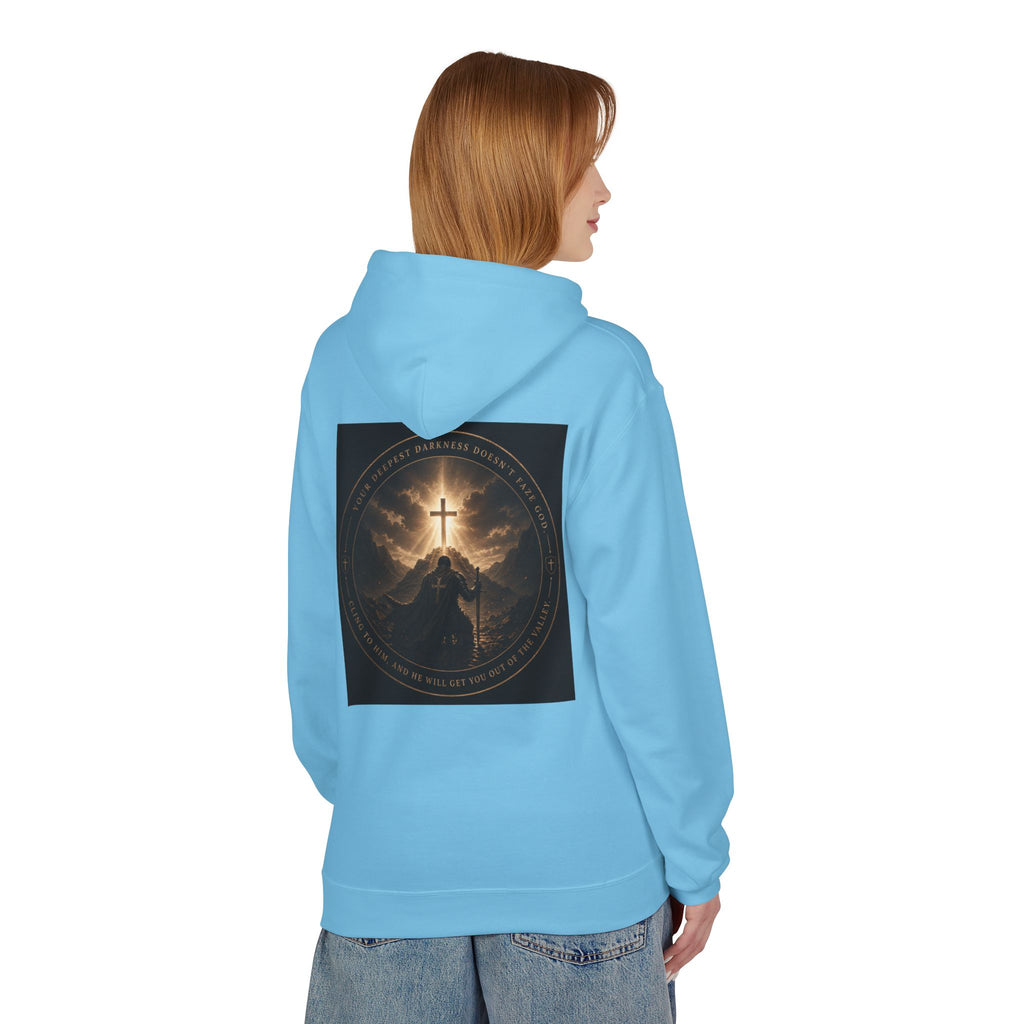 Christian Cross Hoodie — 'Stand by the Word' Inspirational Faith Sweatshirt
