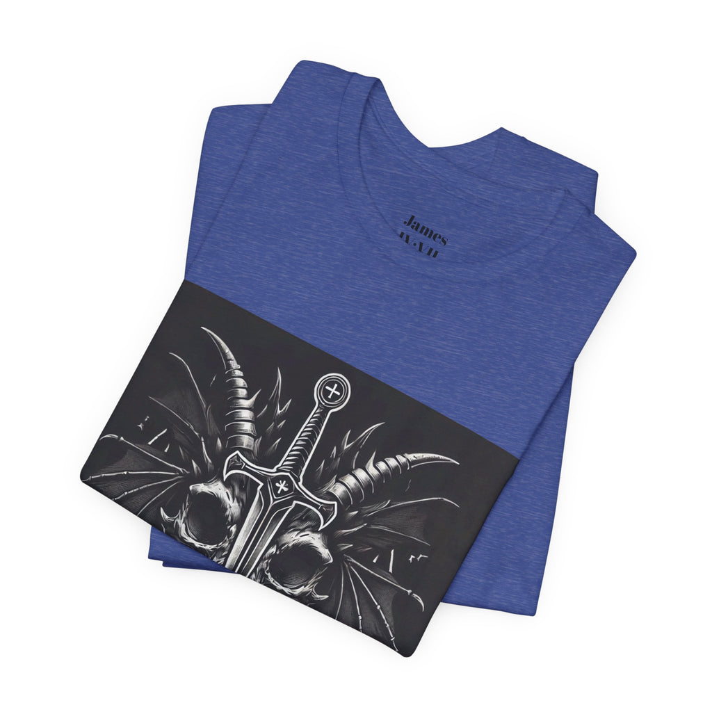 Defying Darkness Tee — "Aut Vincere, Aut Mori" Graphic T-Shirt