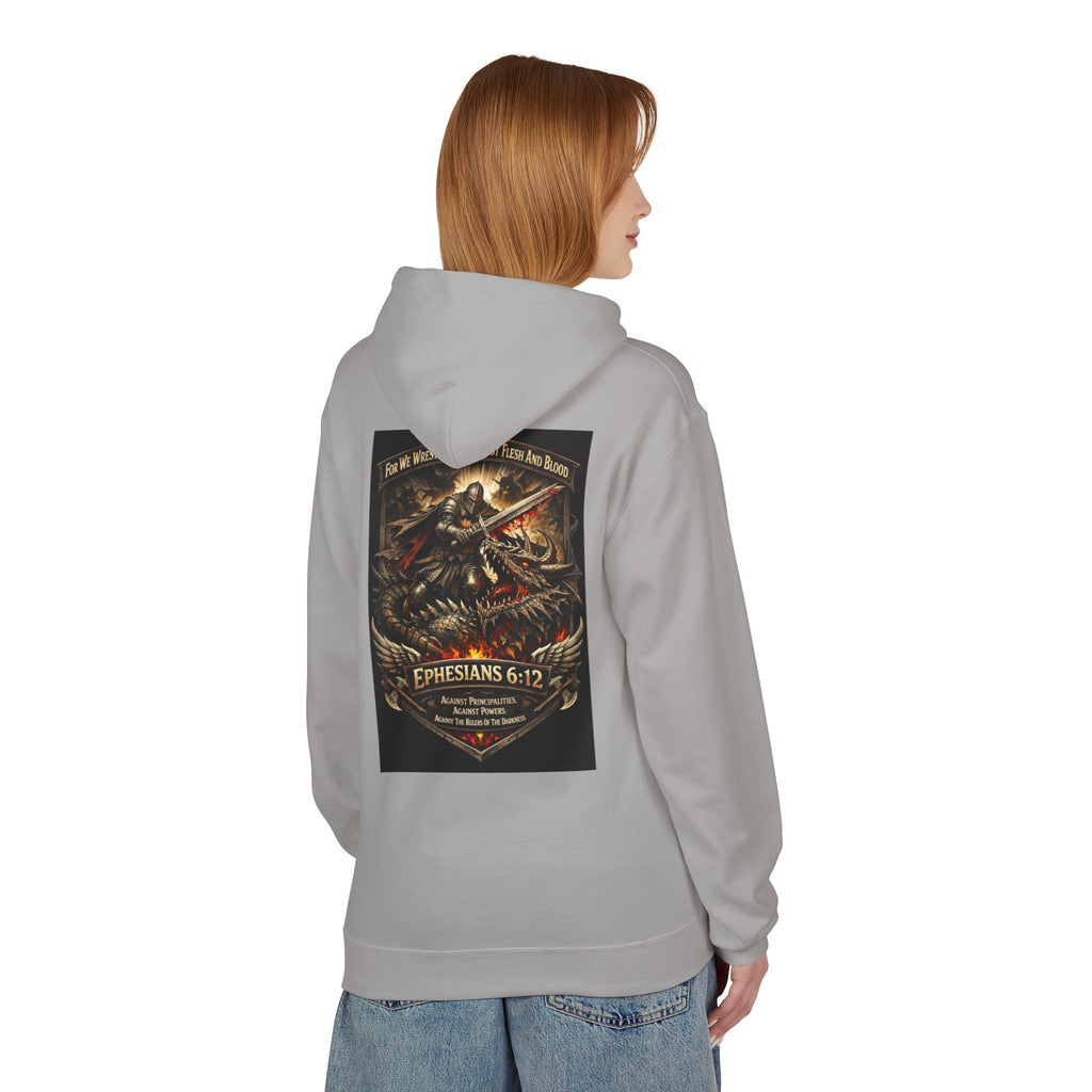 Christian Warrior Hoodie — "Stand Firm" Ephesians 6:12 Inspirational Gospel Hoodie