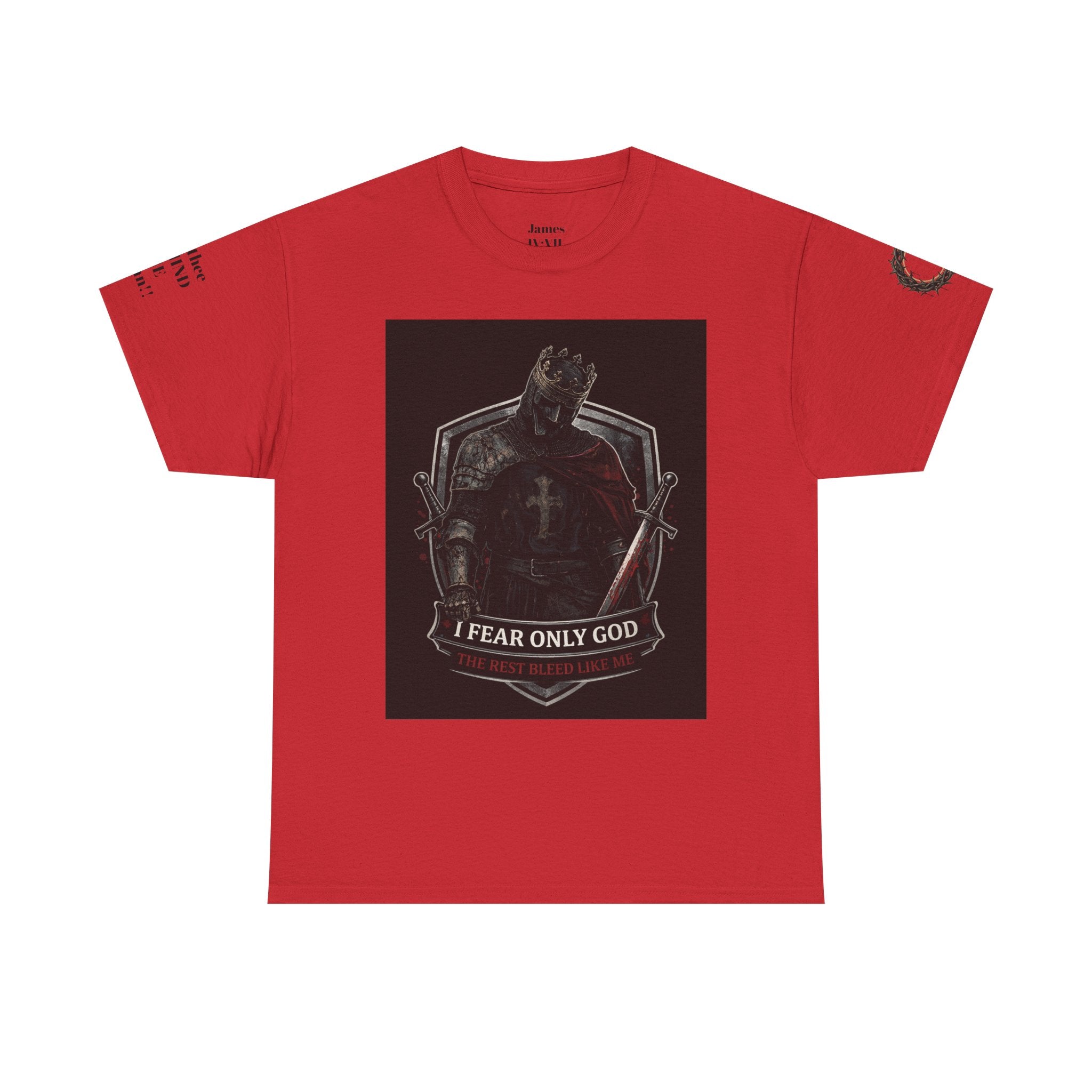 Fear Only God T-Shirt — Steadfast Valor Co. Knight Graphic Tee
