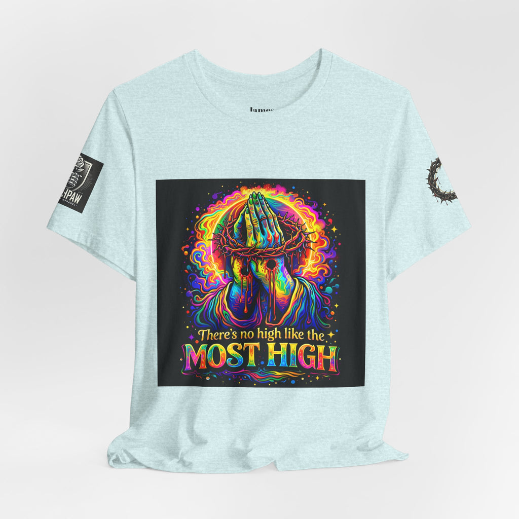 Psychedelic Jesus T‑Shirt – "There's No High Like the Most High" Graphic Tee