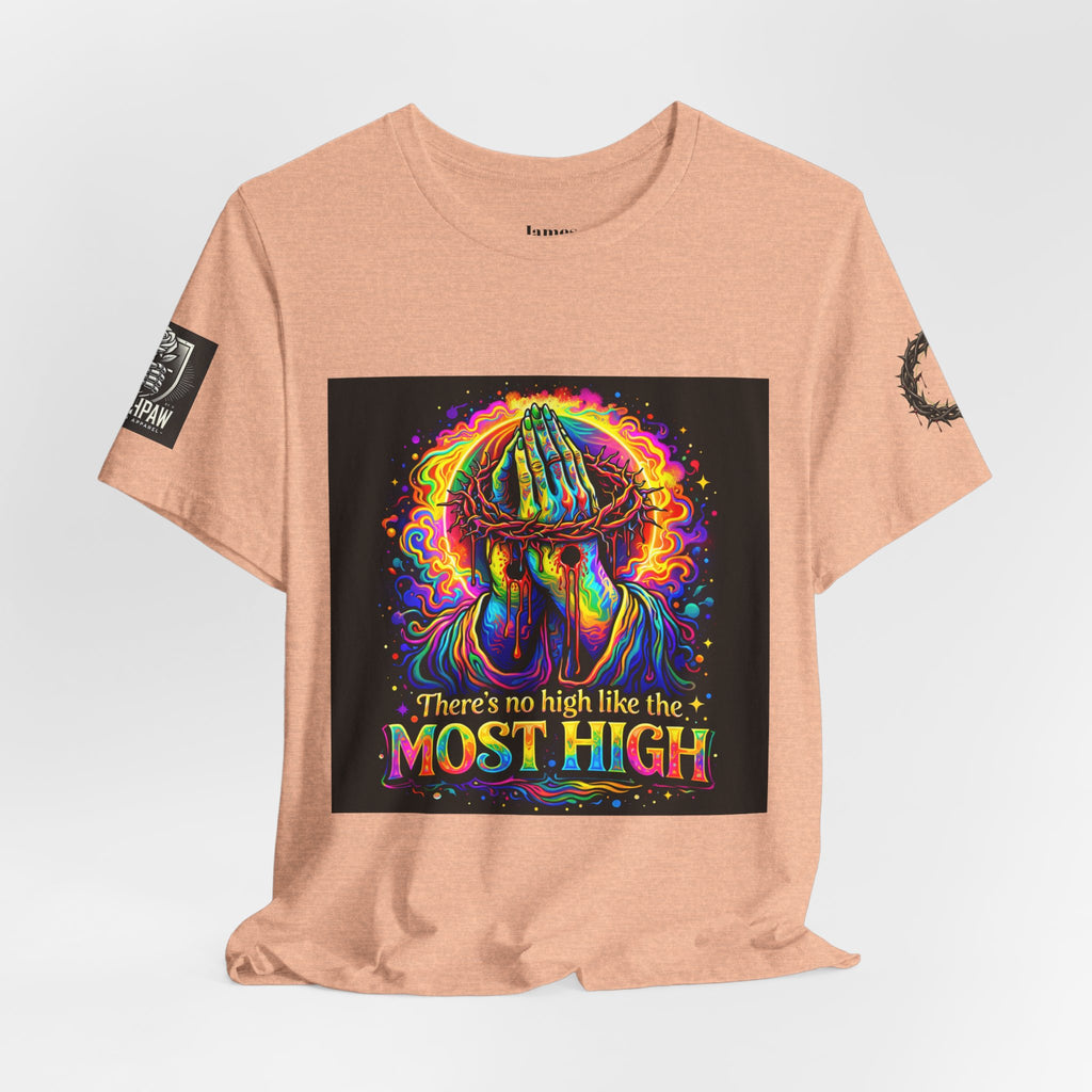 Psychedelic Jesus T‑Shirt – "There's No High Like the Most High" Graphic Tee