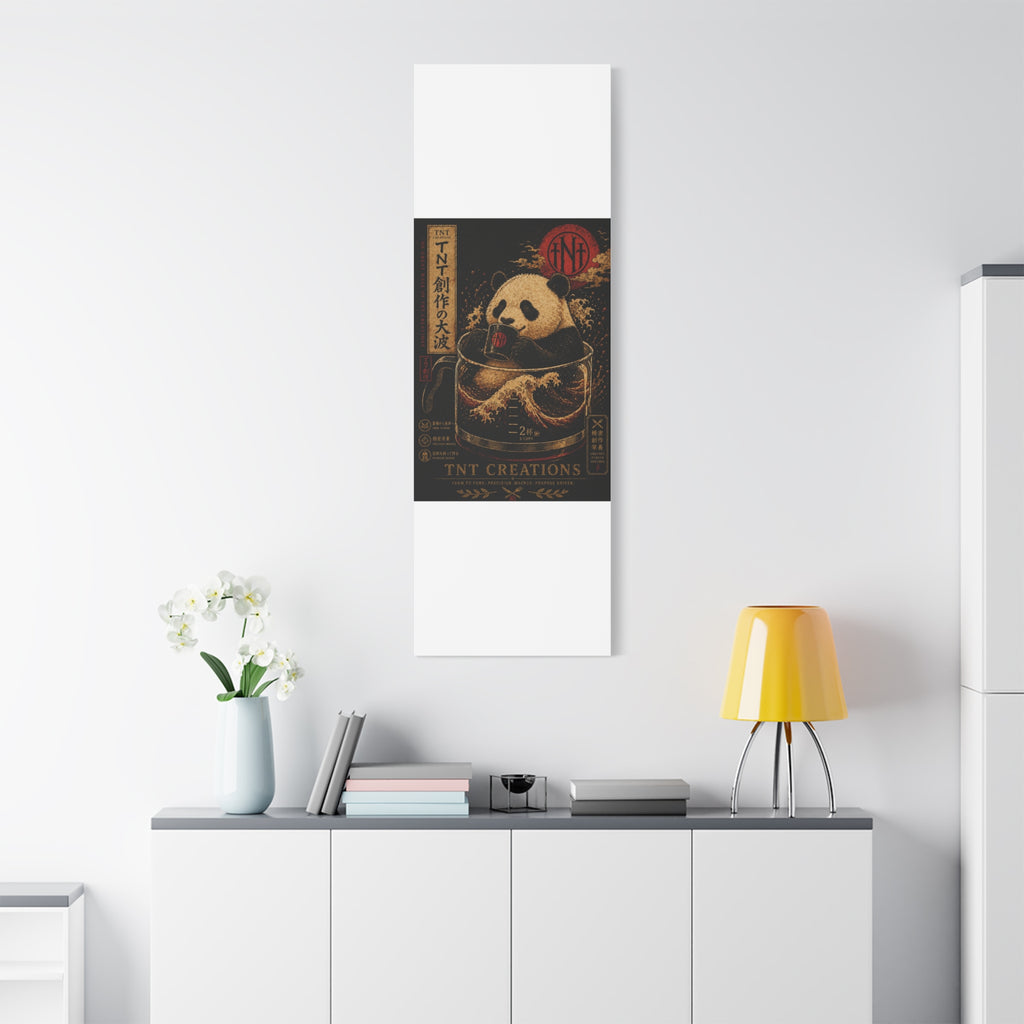Panda Tea Canvas