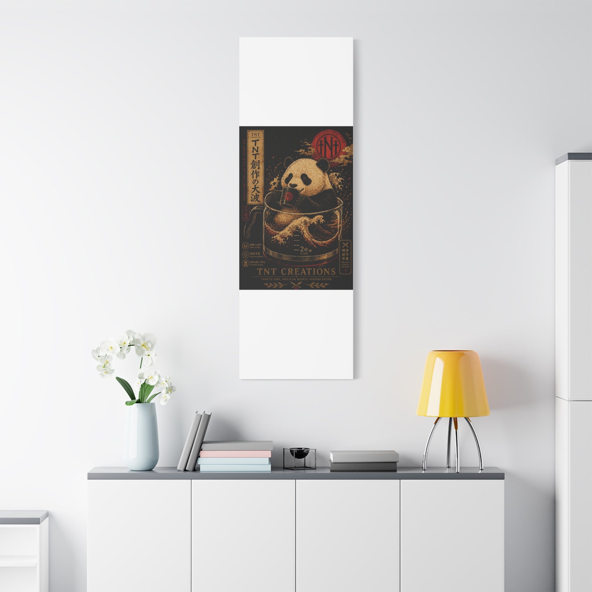 Panda Tea Canvas