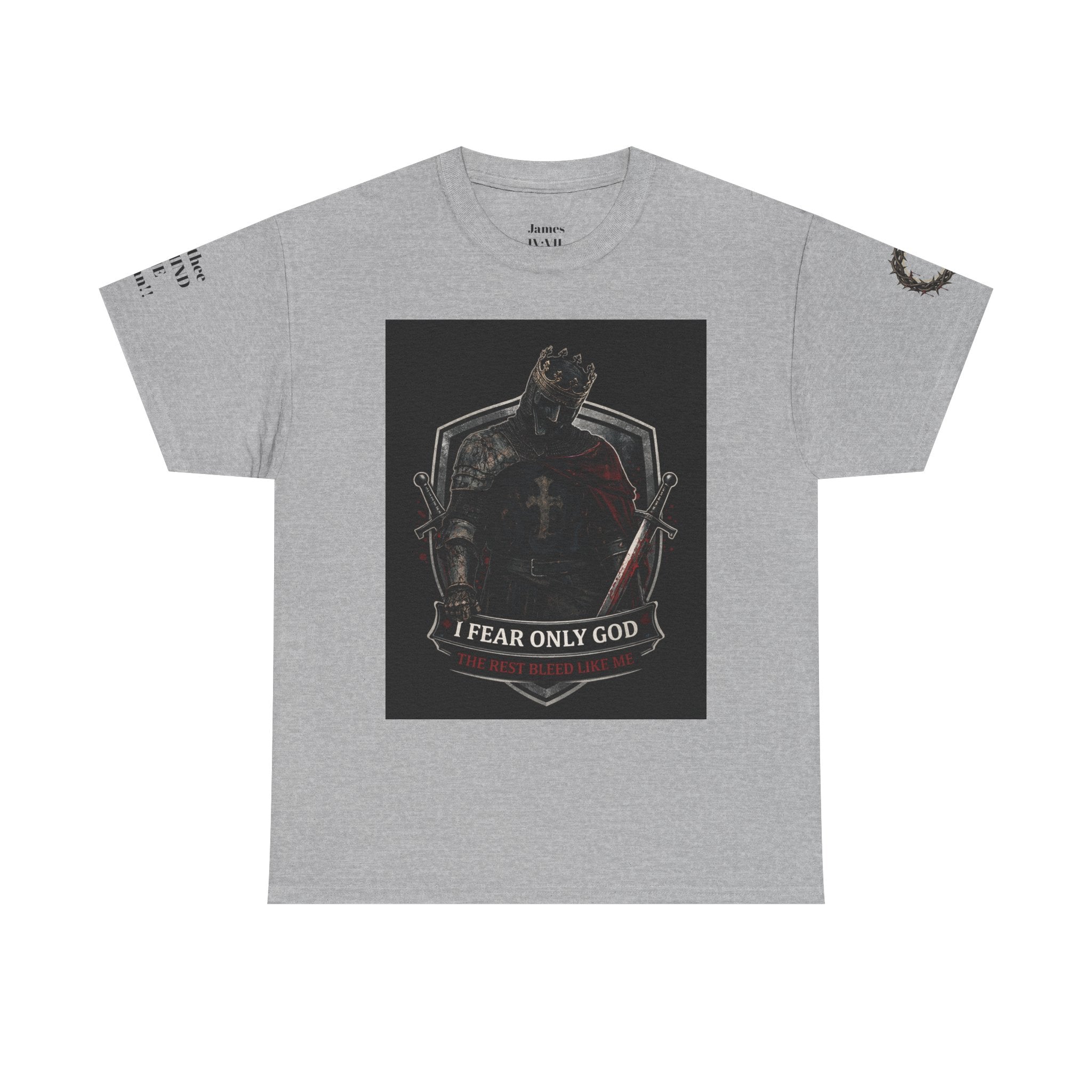 Fear Only God T-Shirt — Steadfast Valor Co. Knight Graphic Tee