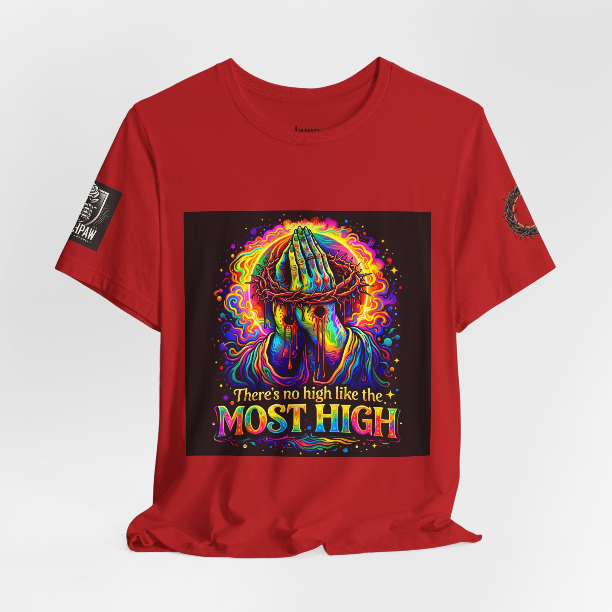Psychedelic Jesus T‑Shirt – "There's No High Like the Most High" Graphic Tee