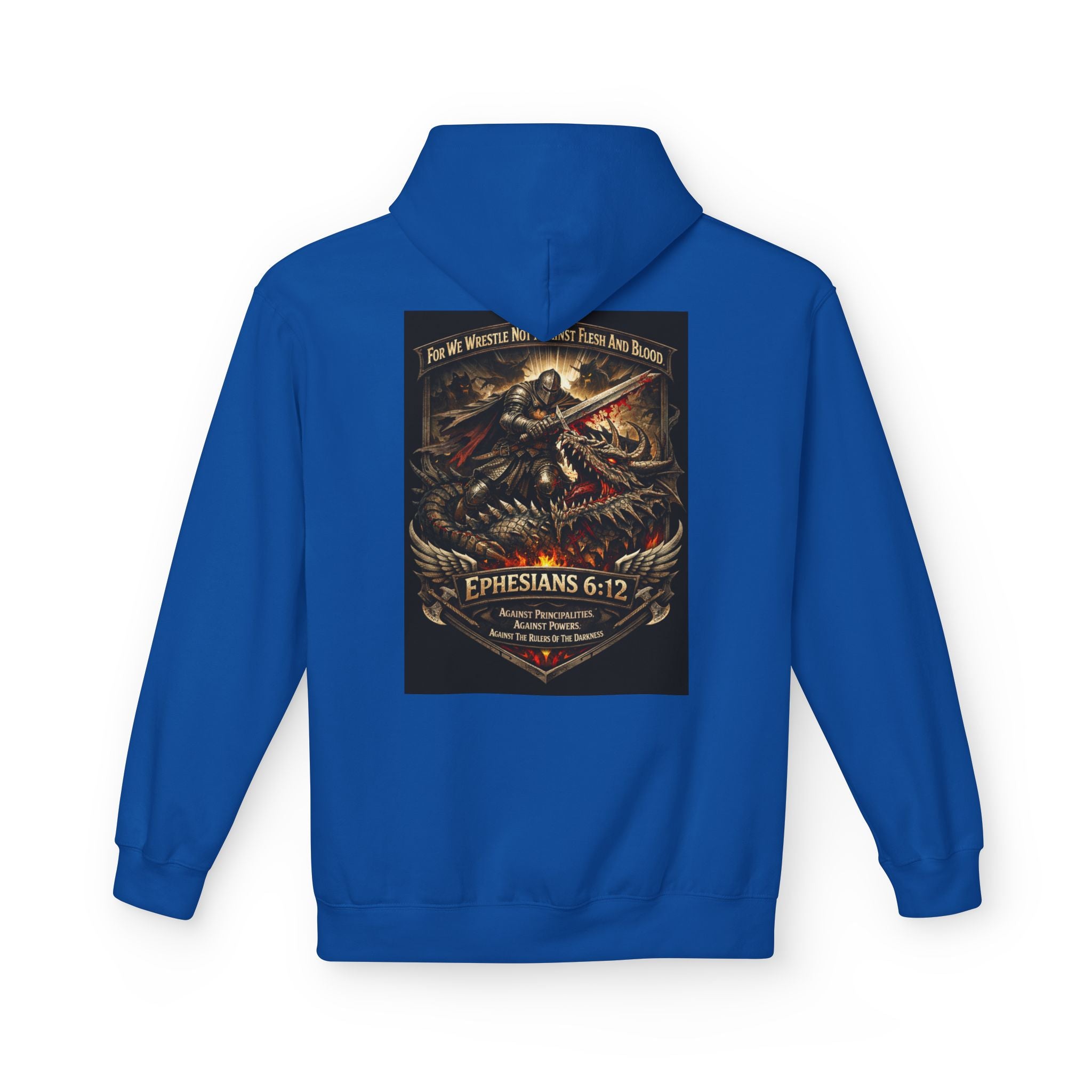 Christian Warrior Hoodie — "Stand Firm" Ephesians 6:12 Inspirational Gospel Hoodie