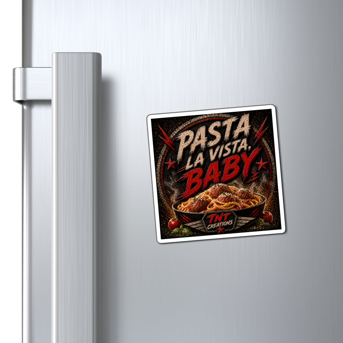 Magnet — "Pasta La Vista, Baby" Funny Kitchen Refrigerator Magnet