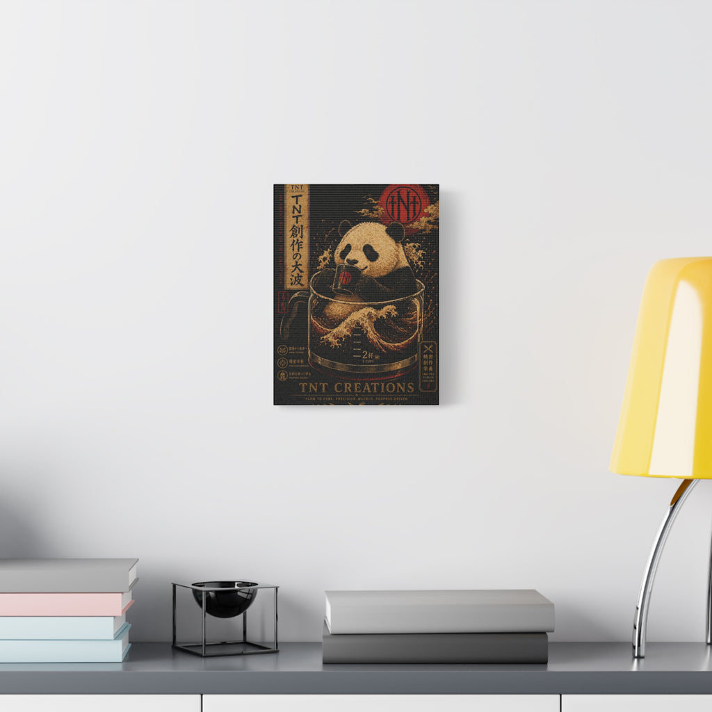 Panda Tea Canvas