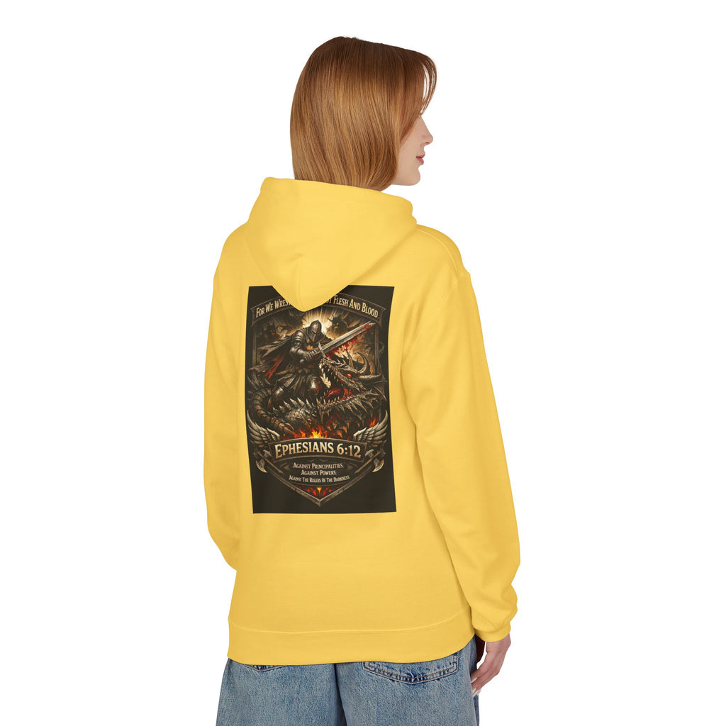 Christian Warrior Hoodie — "Stand Firm" Ephesians 6:12 Inspirational Gospel Hoodie