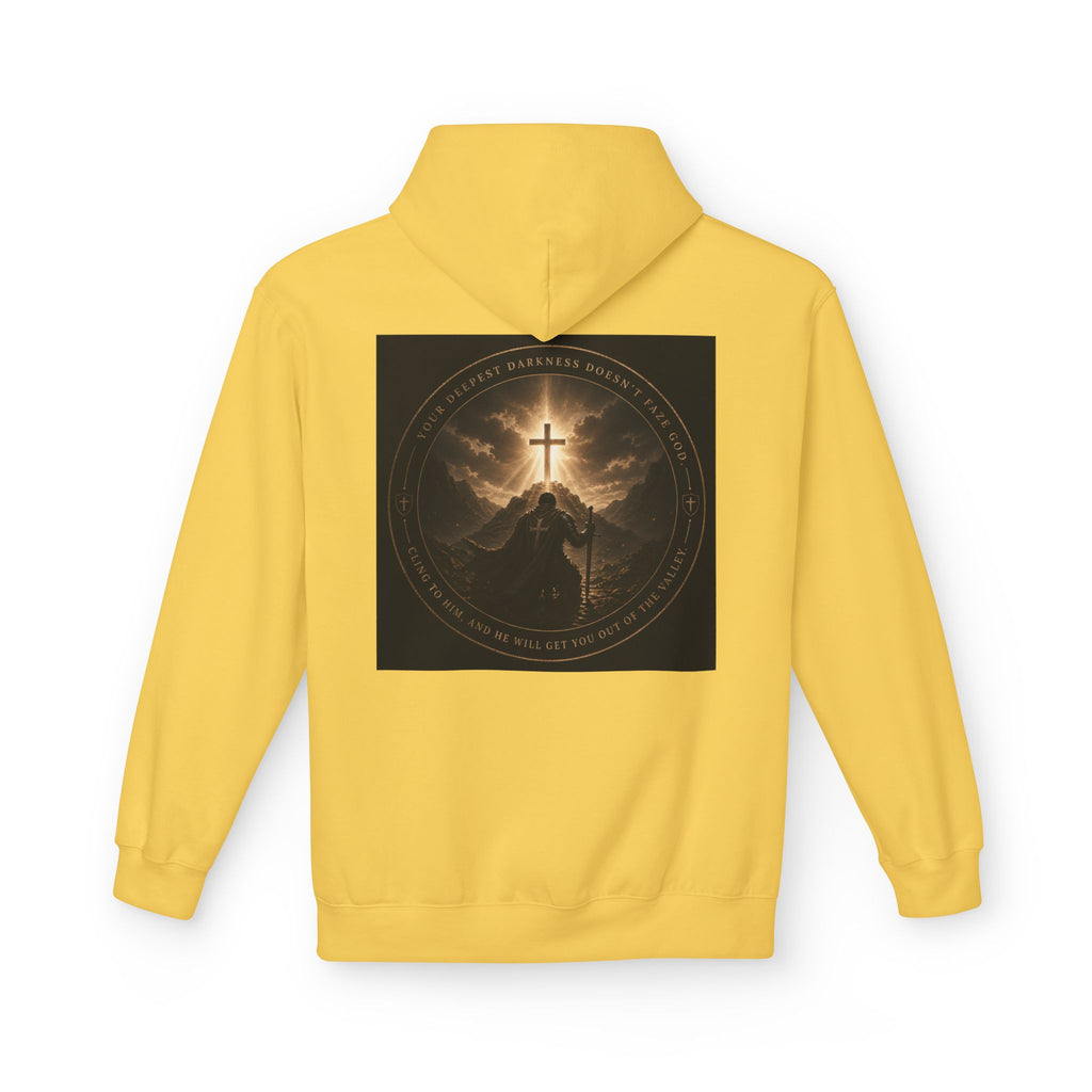 Christian Cross Hoodie — 'Stand by the Word' Inspirational Faith Sweatshirt