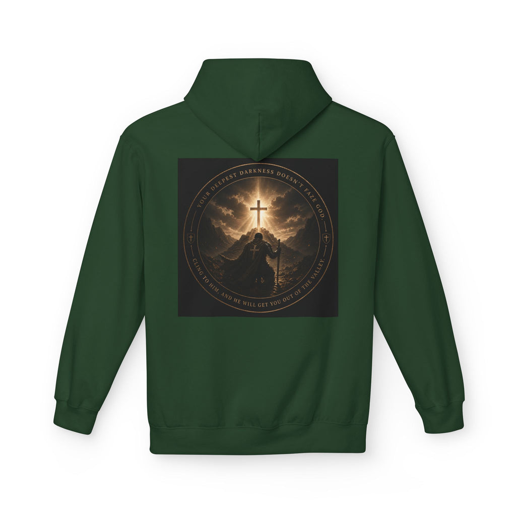 Christian Cross Hoodie — 'Stand by the Word' Inspirational Faith Sweatshirt