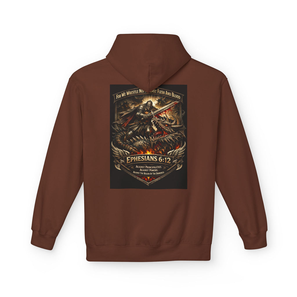 Christian Warrior Hoodie — "Stand Firm" Ephesians 6:12 Inspirational Gospel Hoodie