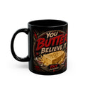 TNT Creations Gold Logo Black Mug — 11oz/15oz Ceramic Coffee Cup