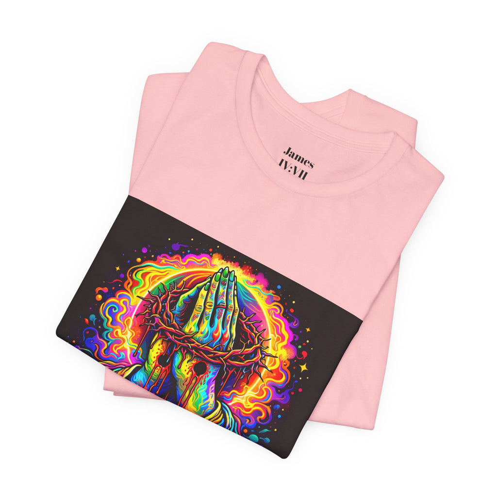 Psychedelic Jesus T‑Shirt – "There's No High Like the Most High" Graphic Tee