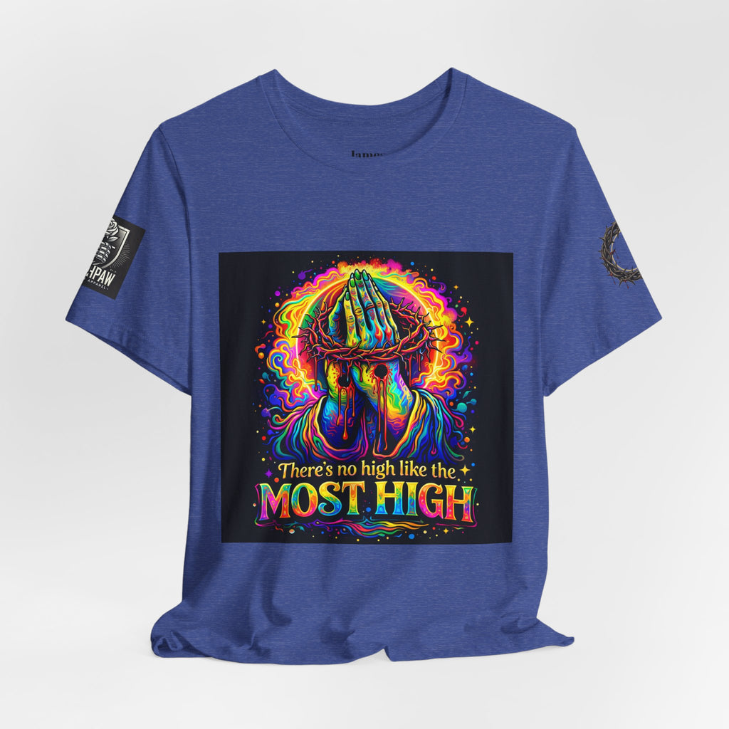Psychedelic Jesus T‑Shirt – "There's No High Like the Most High" Graphic Tee