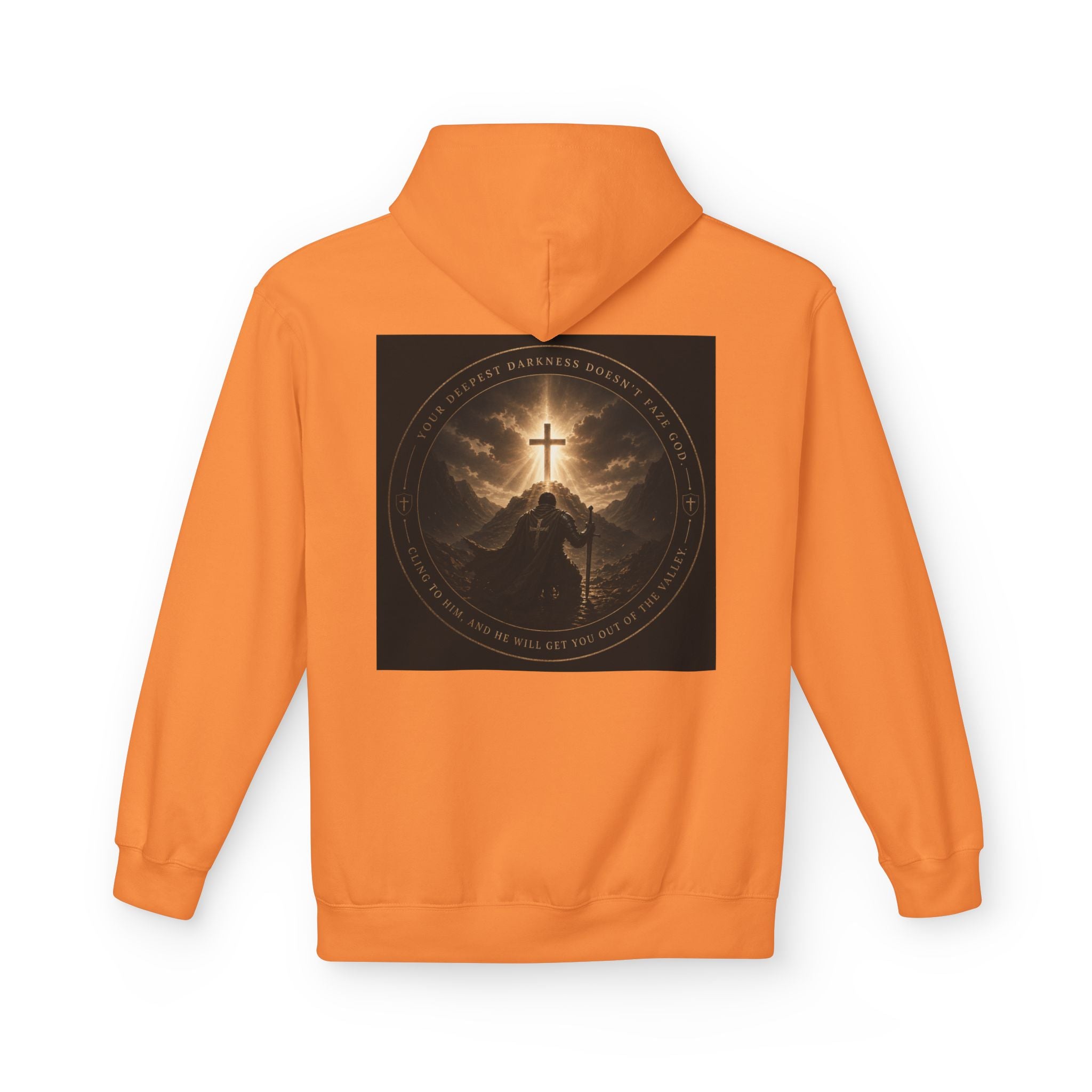 Christian Cross Hoodie — 'Stand by the Word' Inspirational Faith Sweatshirt