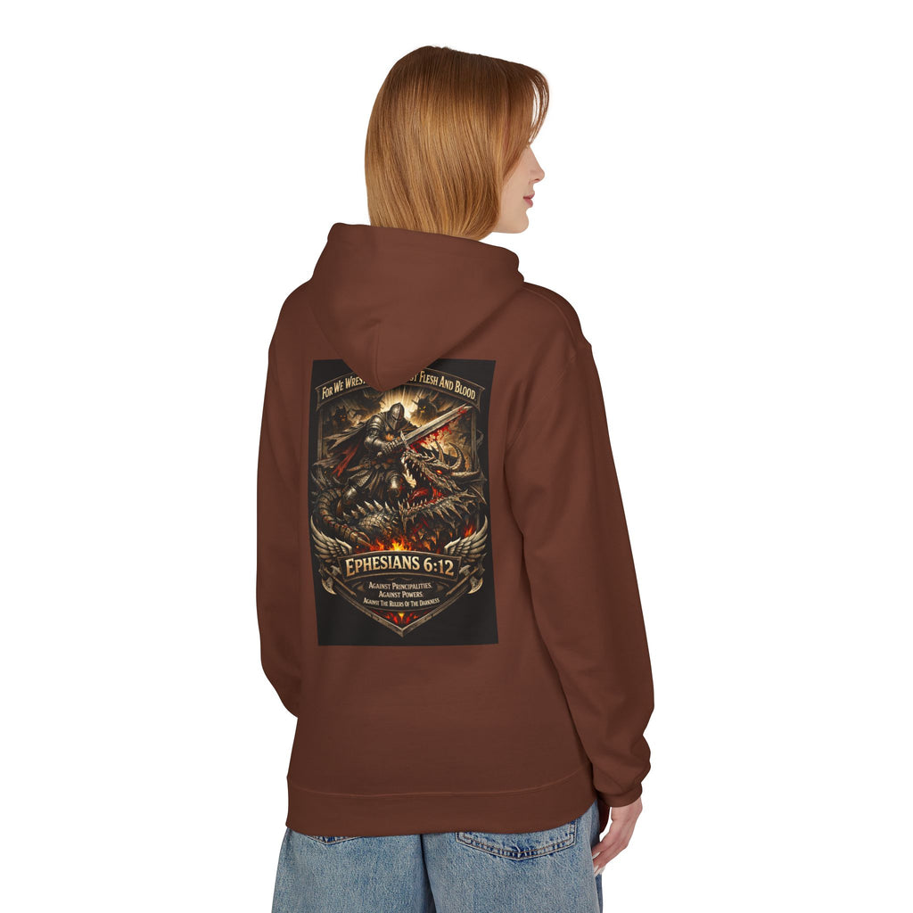 Christian Warrior Hoodie — "Stand Firm" Ephesians 6:12 Inspirational Gospel Hoodie