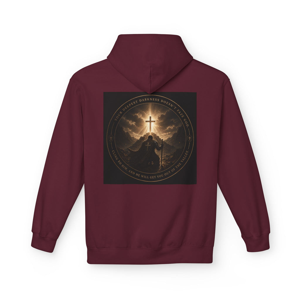 Christian Cross Hoodie — 'Stand by the Word' Inspirational Faith Sweatshirt