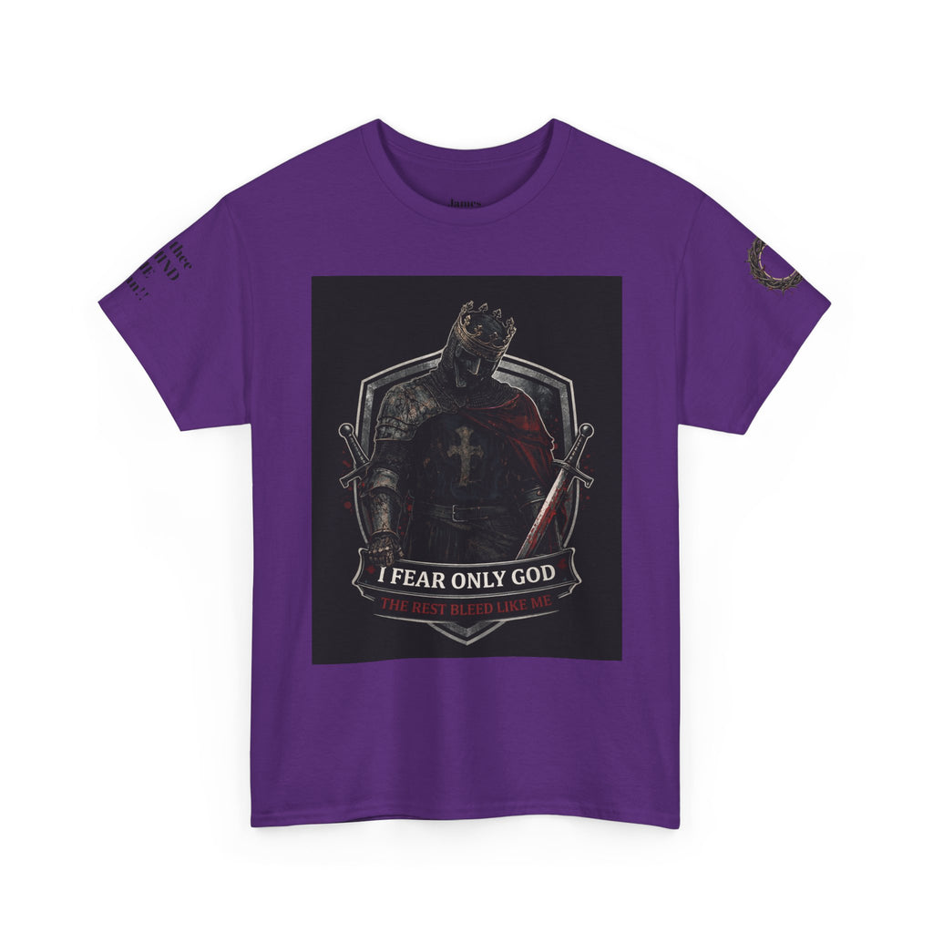 Fear Only God T-Shirt — Steadfast Valor Co. Knight Graphic Tee