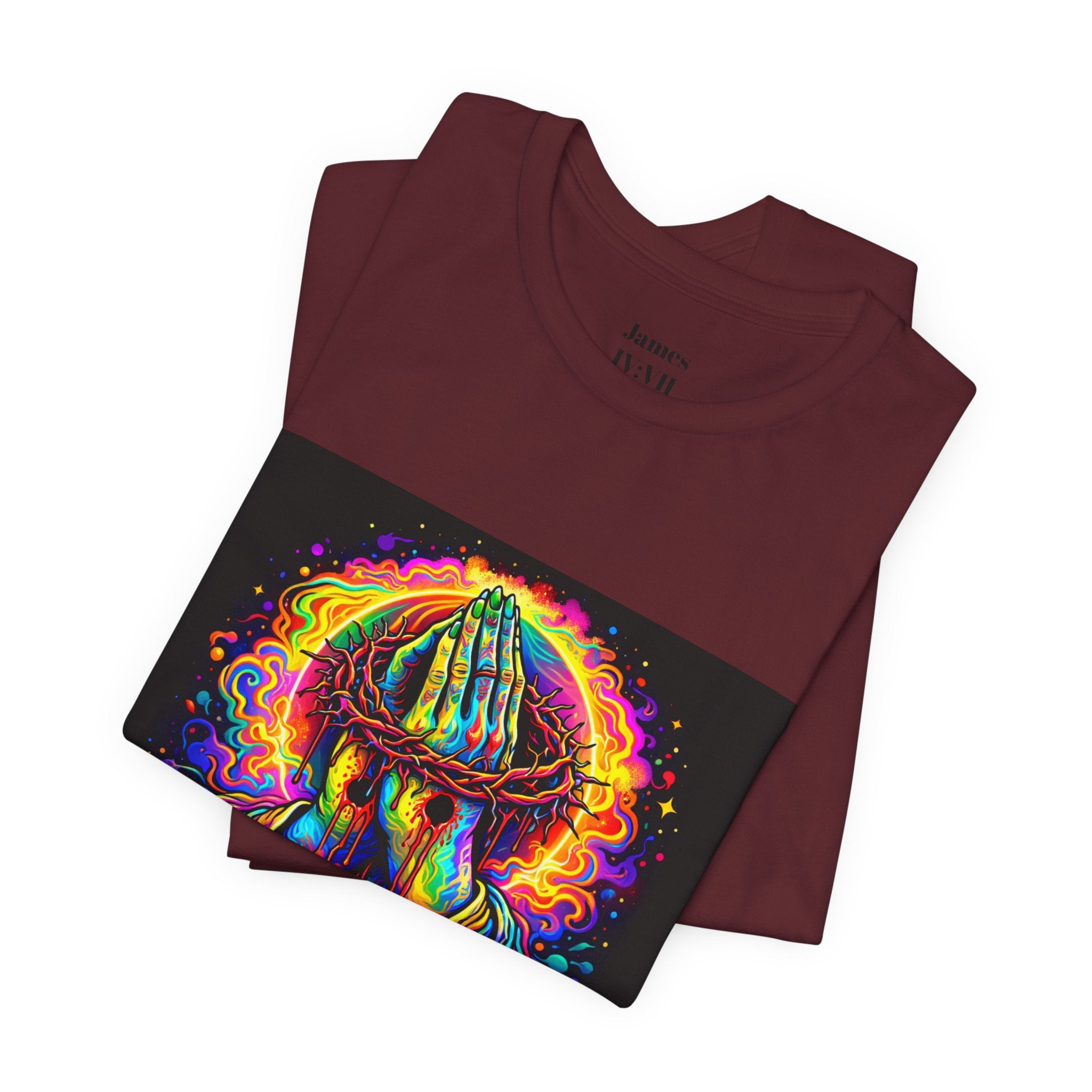 Psychedelic Jesus T‑Shirt – "There's No High Like the Most High" Graphic Tee