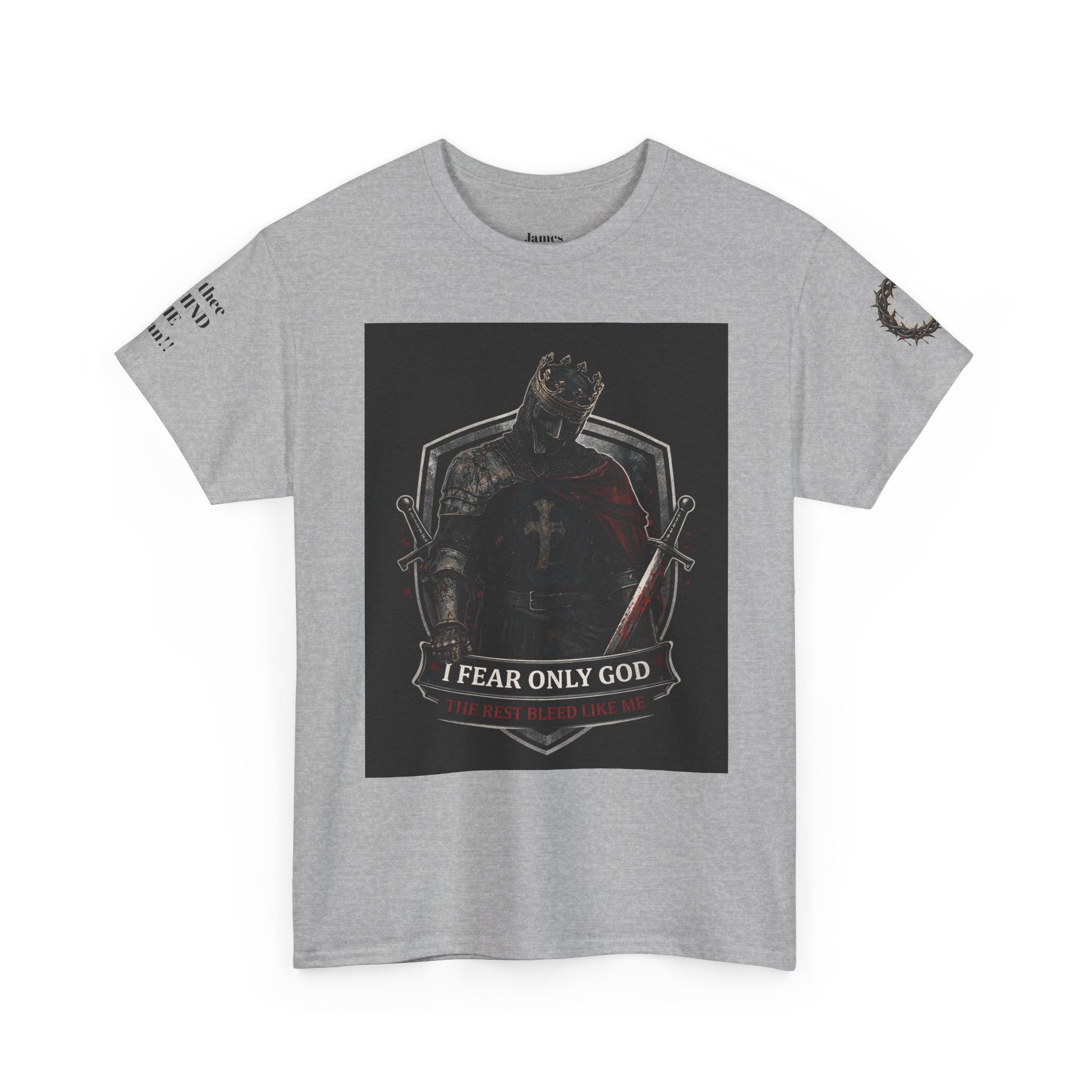 Fear Only God T-Shirt — Steadfast Valor Co. Knight Graphic Tee