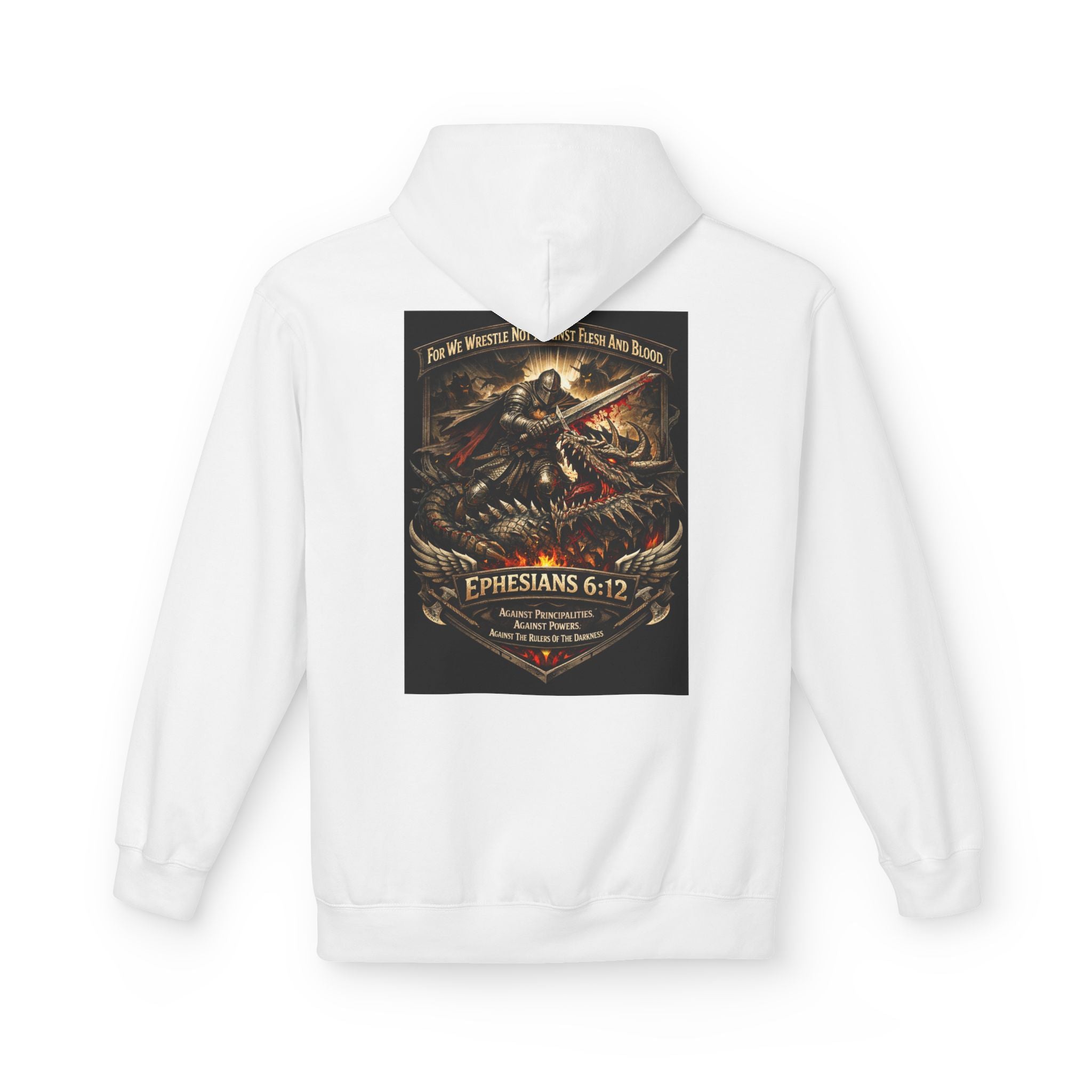 Christian Warrior Hoodie — "Stand Firm" Ephesians 6:12 Inspirational Gospel Hoodie