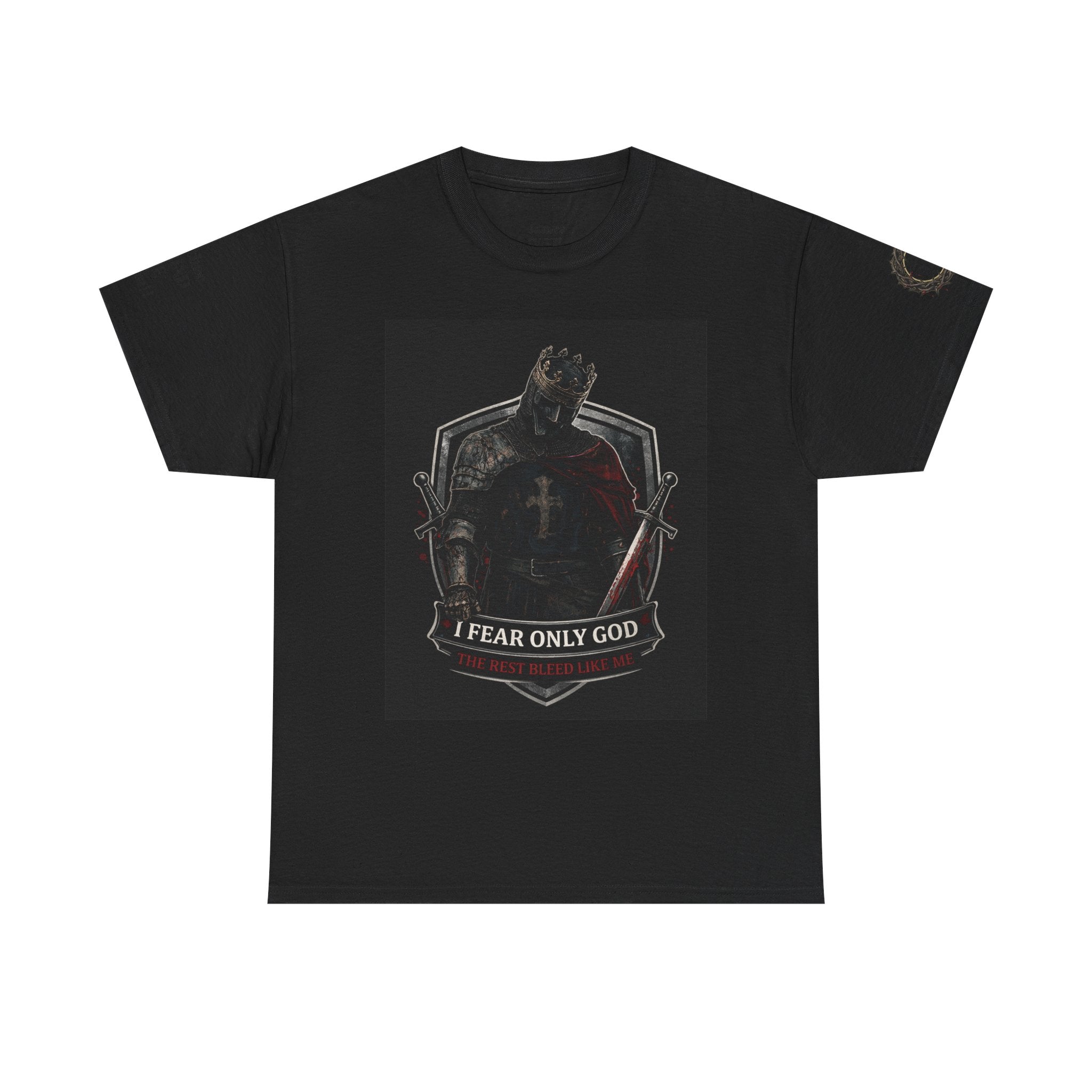 Fear Only God T-Shirt — Steadfast Valor Co. Knight Graphic Tee